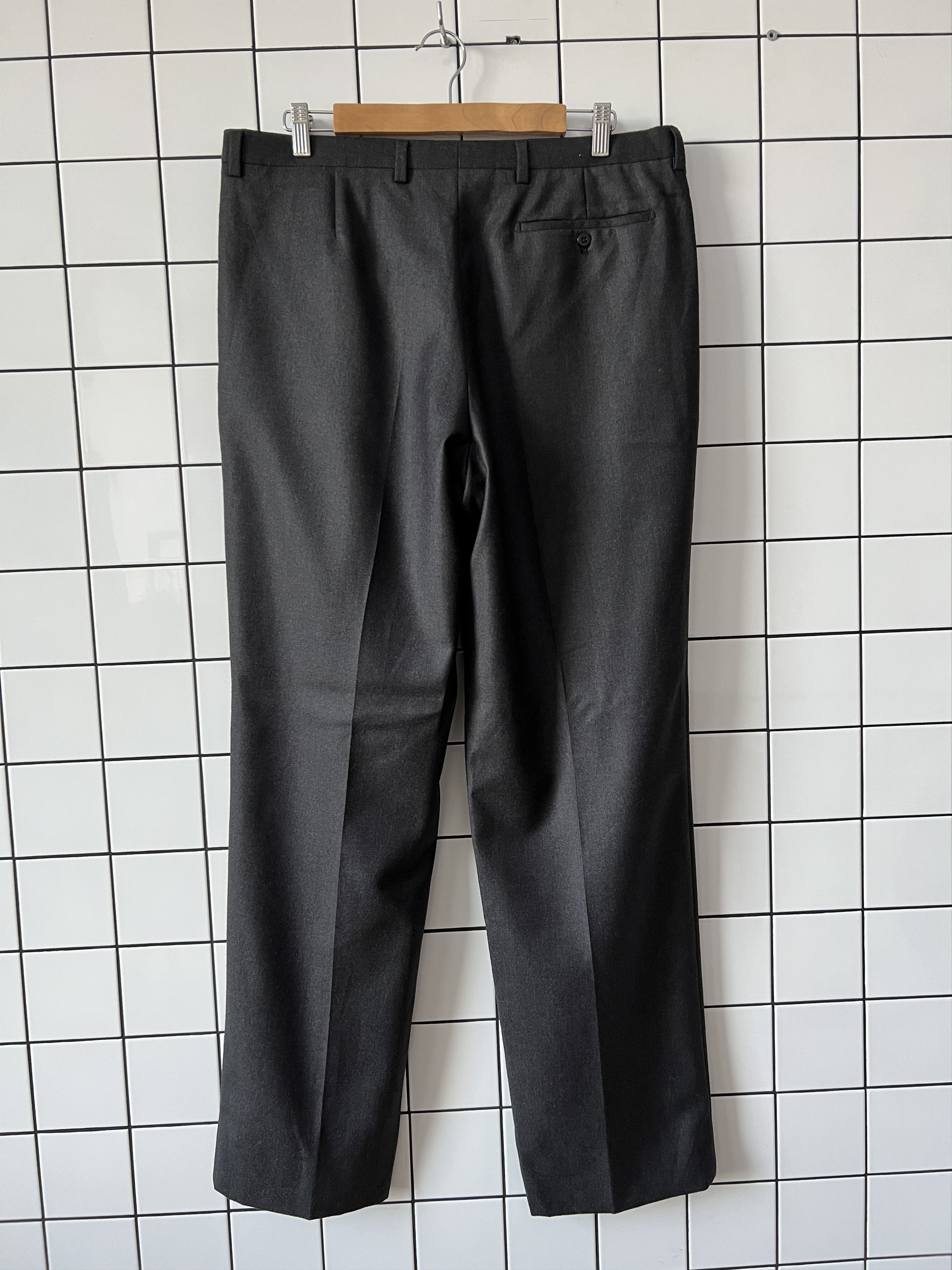 Burberry BURBERRY Pants Suit Trousers Wool Gray A8048 Size US 36 / EU 52 - 9 Thumbnail