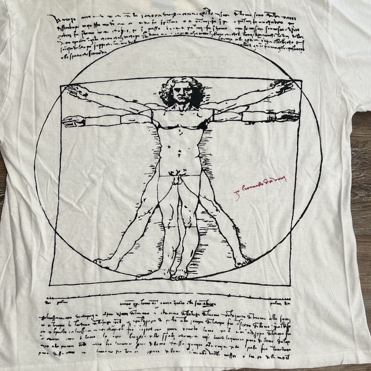 90’s Leonardo Da Vinci The Vitruvian Man Italia AOP Art Tee