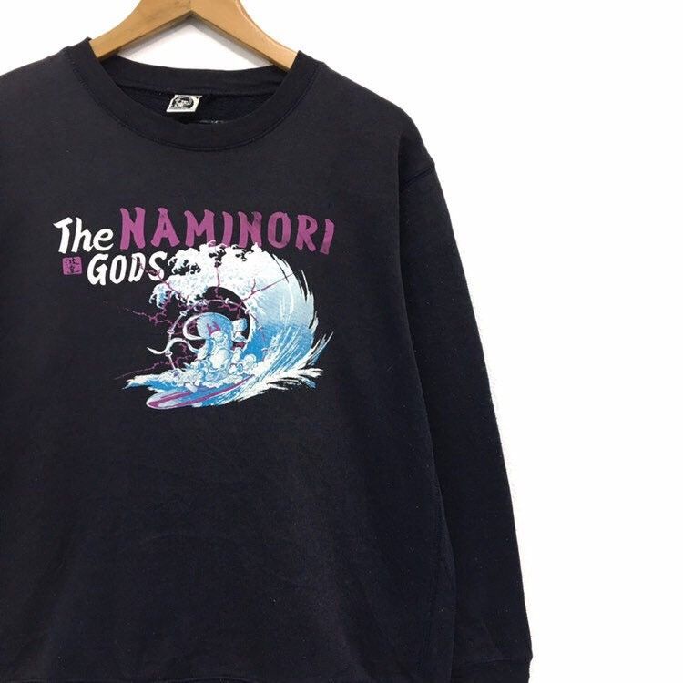 Japanese Brand NAMINORITATSUJIN SURF Crewneck Sukajan Sweatshirt Size US M / EU 48-50 / 2 - 6 Thumbnail