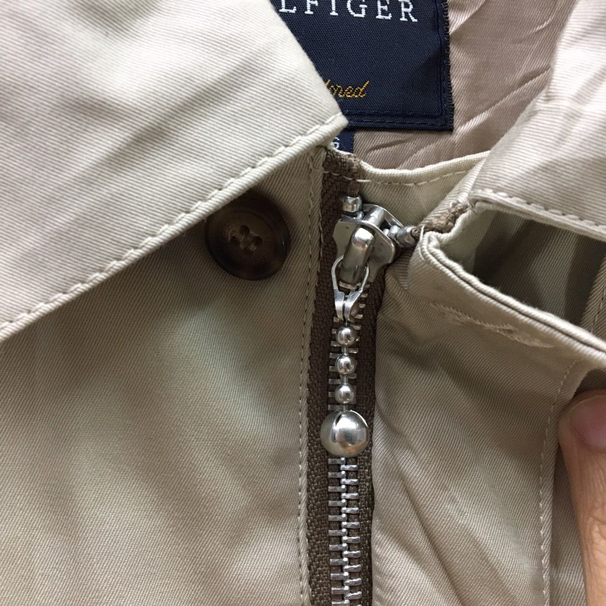 Tommy Hilfiger Tommy Hilfiger Khaki Light Jacket Size US M / EU 48-50 / 2 - 10 Thumbnail