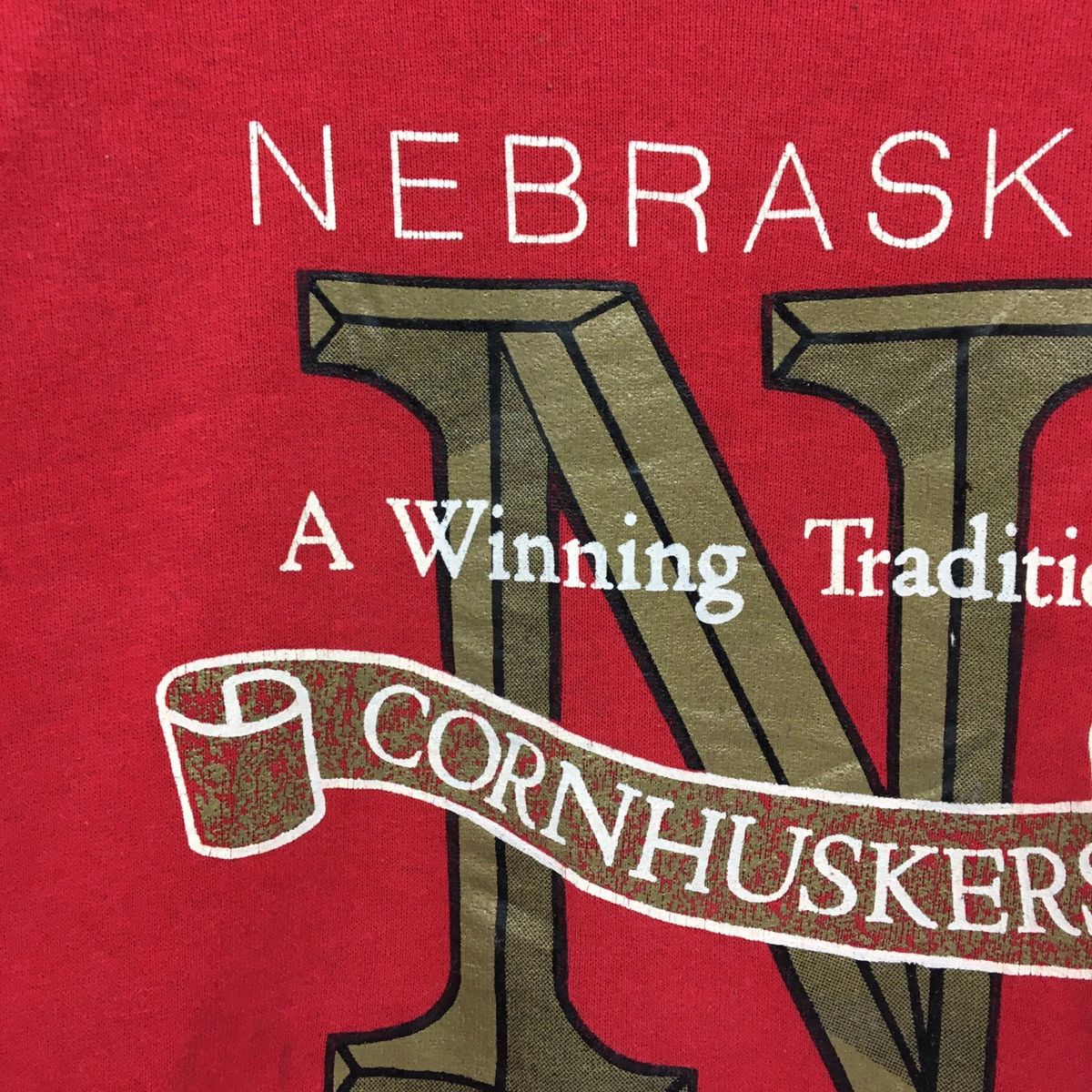 Jerzees Vintage 90s NEBRASKA CORNHUSKERS Crewneck Sweatshirt Size US M / EU 48-50 / 2 - 7 Thumbnail