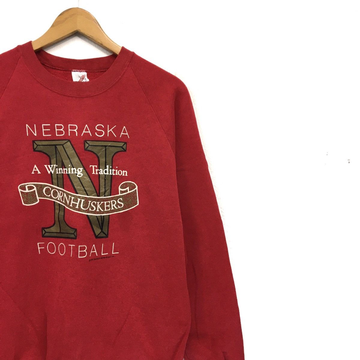 Jerzees Vintage 90s NEBRASKA CORNHUSKERS Crewneck Sweatshirt Size US M / EU 48-50 / 2 - 4 Thumbnail