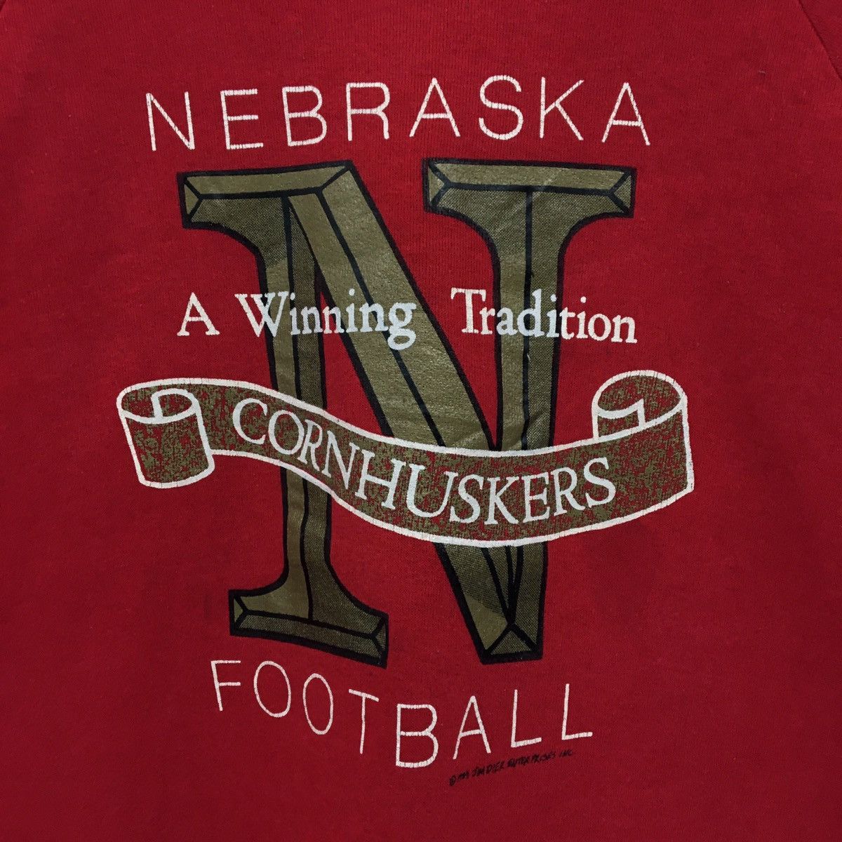 Jerzees Vintage 90s NEBRASKA CORNHUSKERS Crewneck Sweatshirt Size US M / EU 48-50 / 2 - 6 Thumbnail