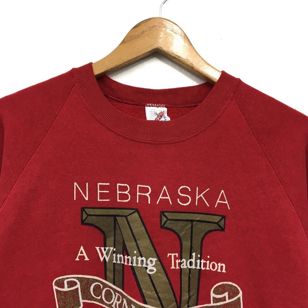 Jerzees Vintage 90s NEBRASKA CORNHUSKERS Crewneck Sweatshirt Size US M / EU 48-50 / 2 - 5 Thumbnail