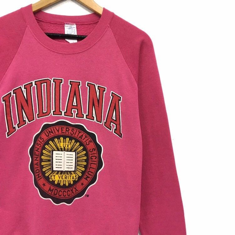Other Vintage 90s Jerzees University Of Indiana Sweatshirt Size XS / US 0-2 / IT 36-38 - 5 Thumbnail