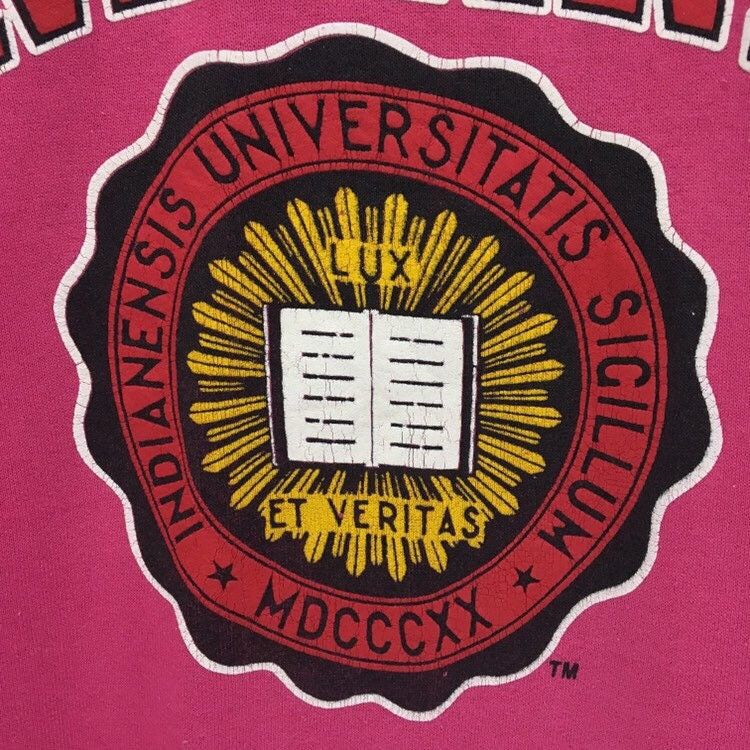 Other Vintage 90s Jerzees University Of Indiana Sweatshirt Size XS / US 0-2 / IT 36-38 - 7 Thumbnail