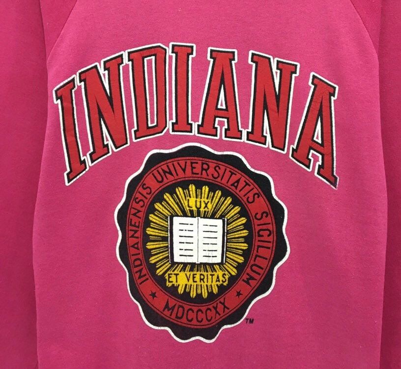 Other Vintage 90s Jerzees University Of Indiana Sweatshirt Size XS / US 0-2 / IT 36-38 - 6 Thumbnail