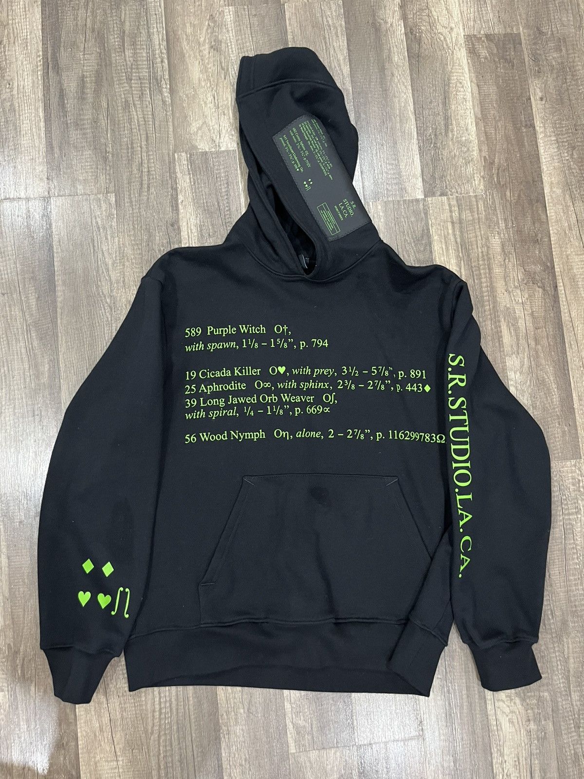 Sterling Ruby S.R. Studios insect hoodie Size US XS / EU 42 / 0 - 2 Thumbnail