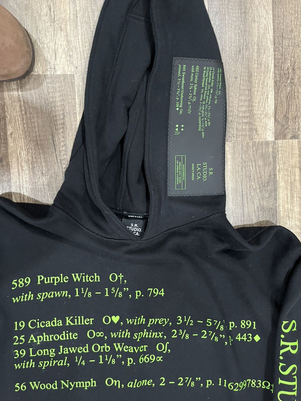 Sterling Ruby S.R. Studios insect hoodie Size US XS / EU 42 / 0 - 5 Thumbnail