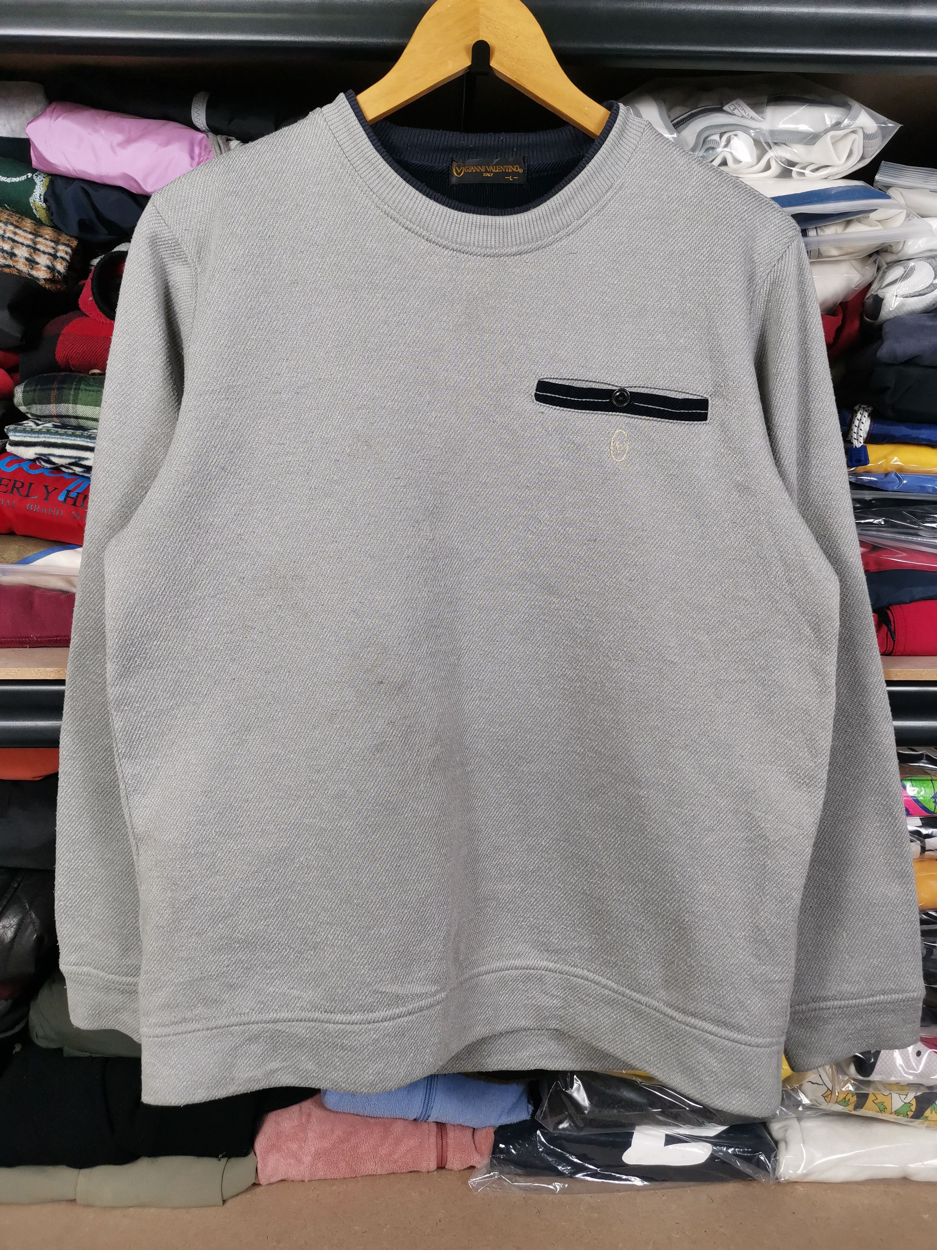 Giovanni Valentino Vintage Luxury Gianni Valentino Sweatshirt Size US M / EU 48-50 / 2 - 1 Thumbnail