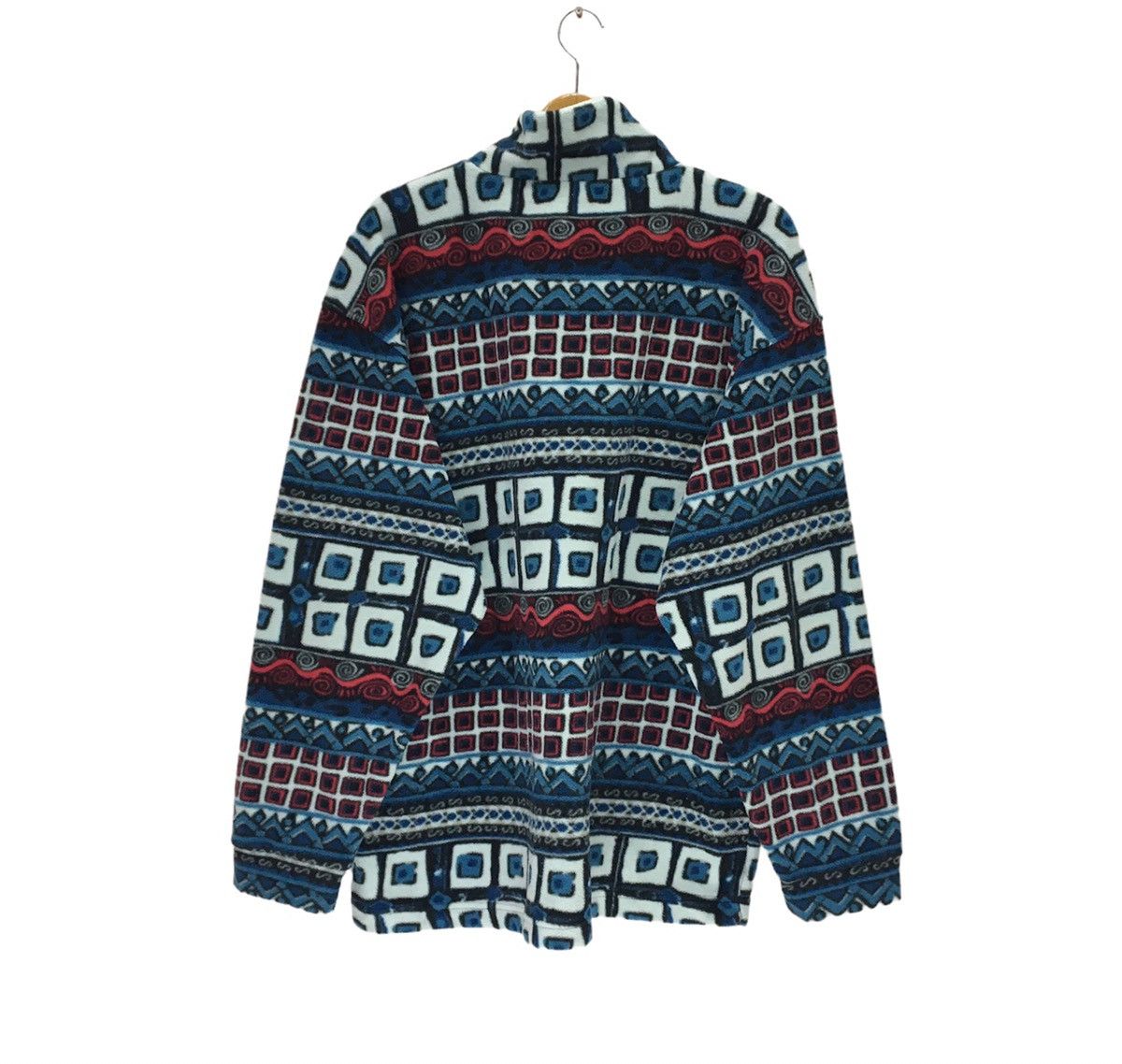 Japanese Brand Navajo Multicolour Aztec Design Fleece Size US XL / EU 56 / 4 - 2 Thumbnail
