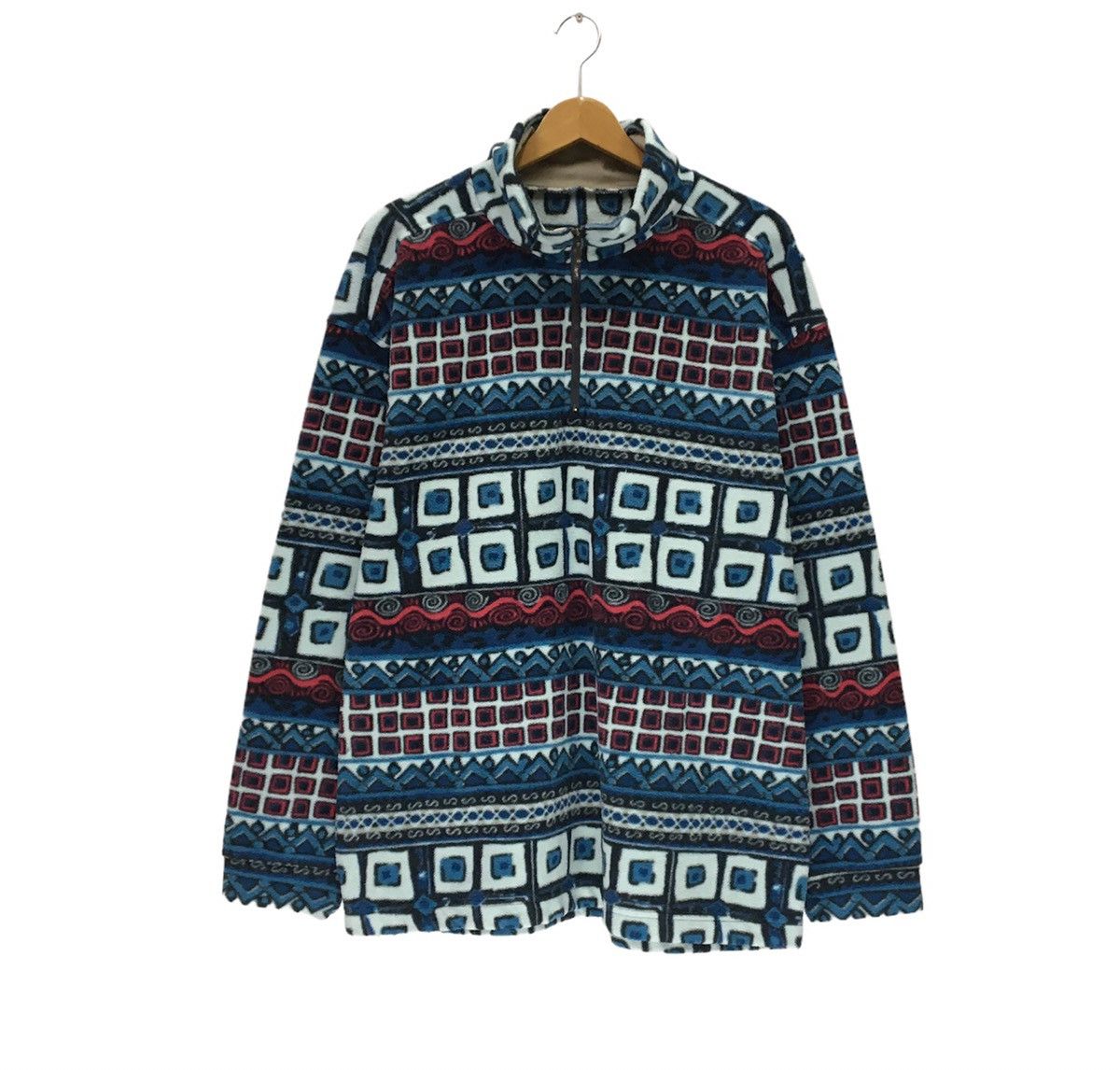 Navajo Multicolour Aztec Design Fleece