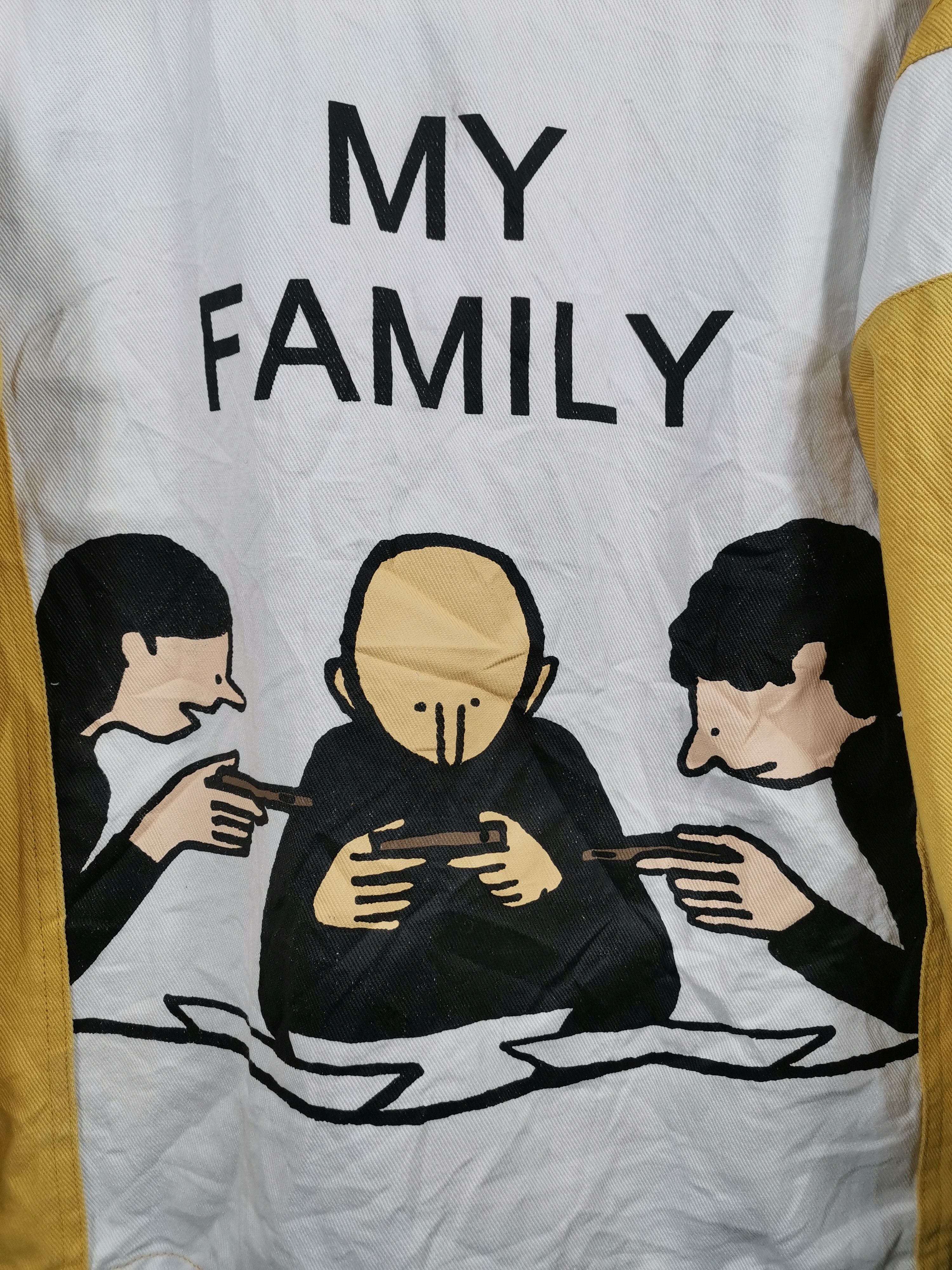 Japanese Brand Vintage Japanese Brand Cartoon My Family Denim Hoodie Size US L / EU 52-54 / 3 - 2 Thumbnail