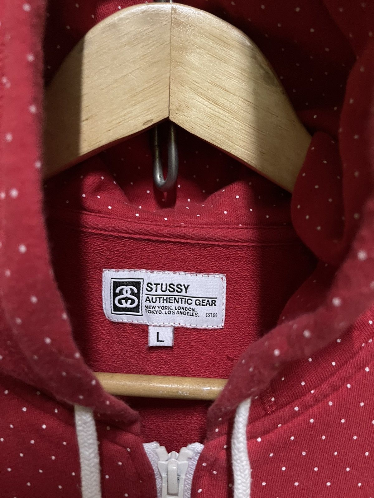 Other Stussy Polkadot Zipper Hoodie Size US L / EU 52-54 / 3 - 5 Thumbnail