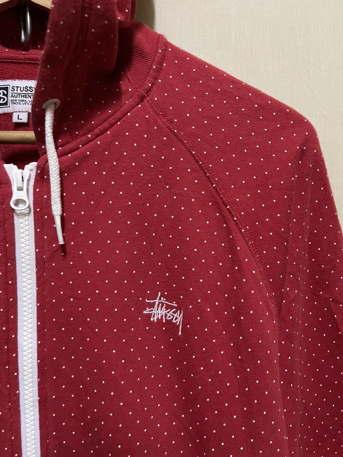 Other Stussy Polkadot Zipper Hoodie Size US L / EU 52-54 / 3 - 2 Thumbnail