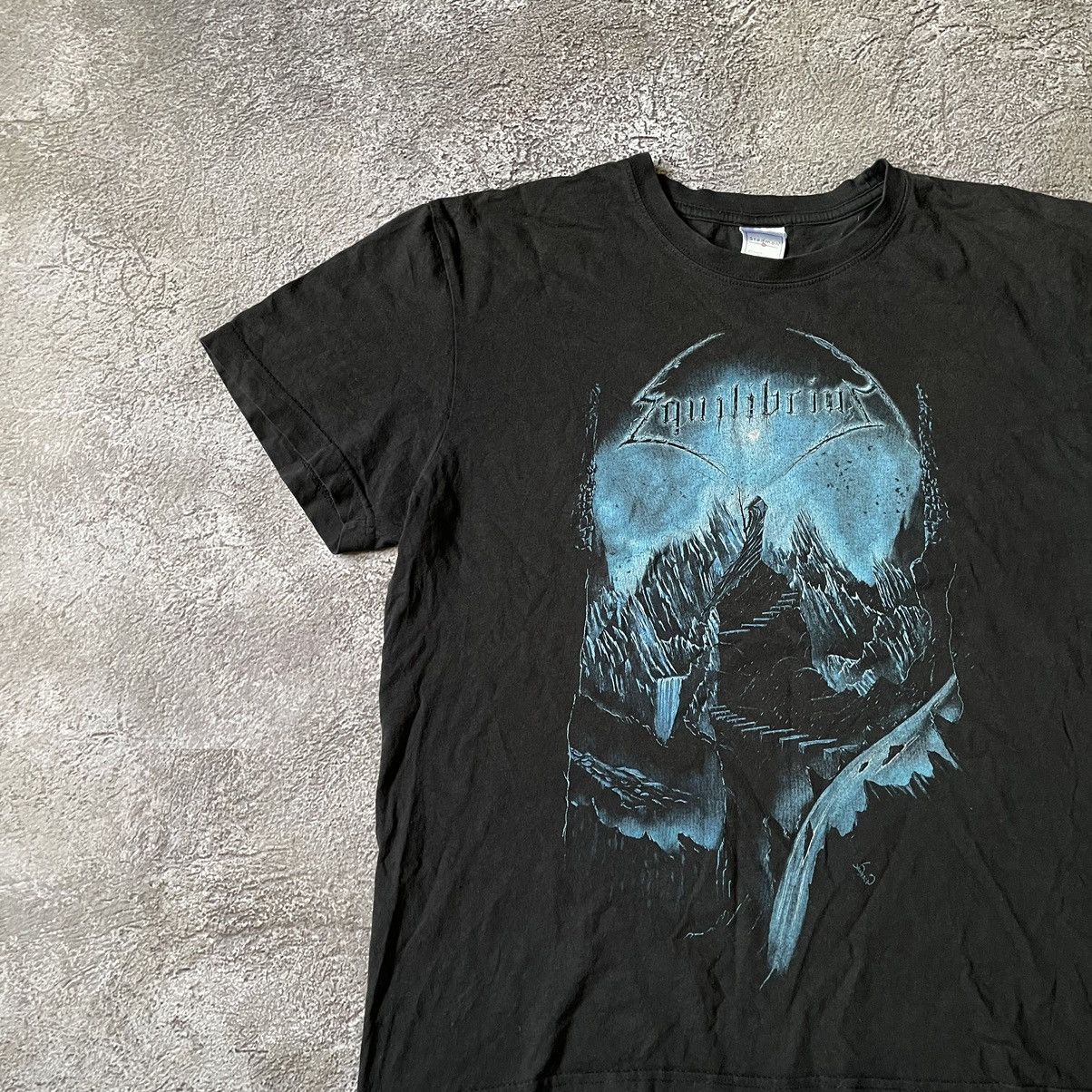 Vintage Vintage 90s Sun Faded Graphic Tee Skull Goth Grunge Boxy M Size US M / EU 48-50 / 2 - 5 Thumbnail