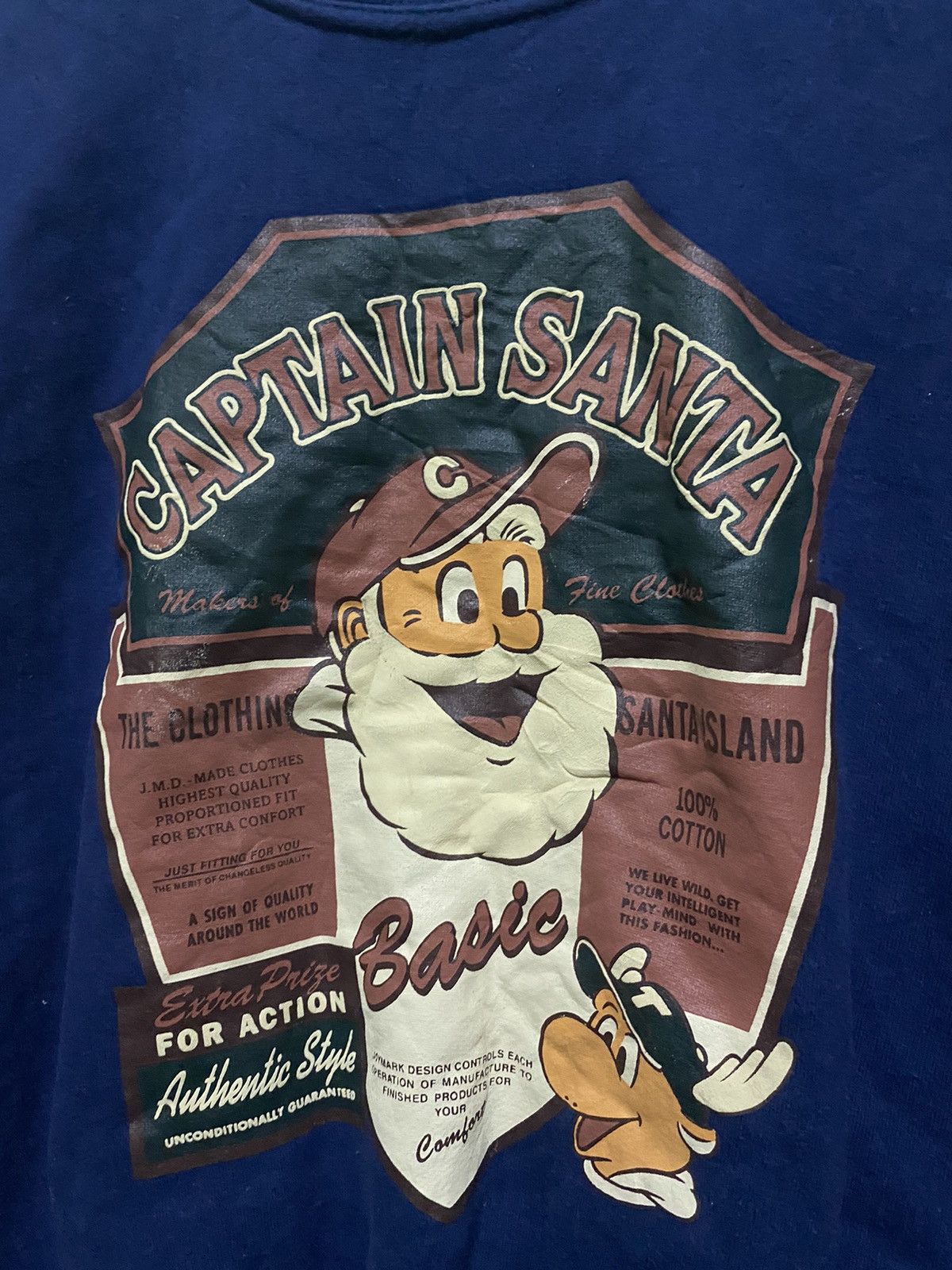 Japanese Brand × Vintage Captain Santa Sweatshirt Size US M / EU 48-50 / 2 - 2 Thumbnail