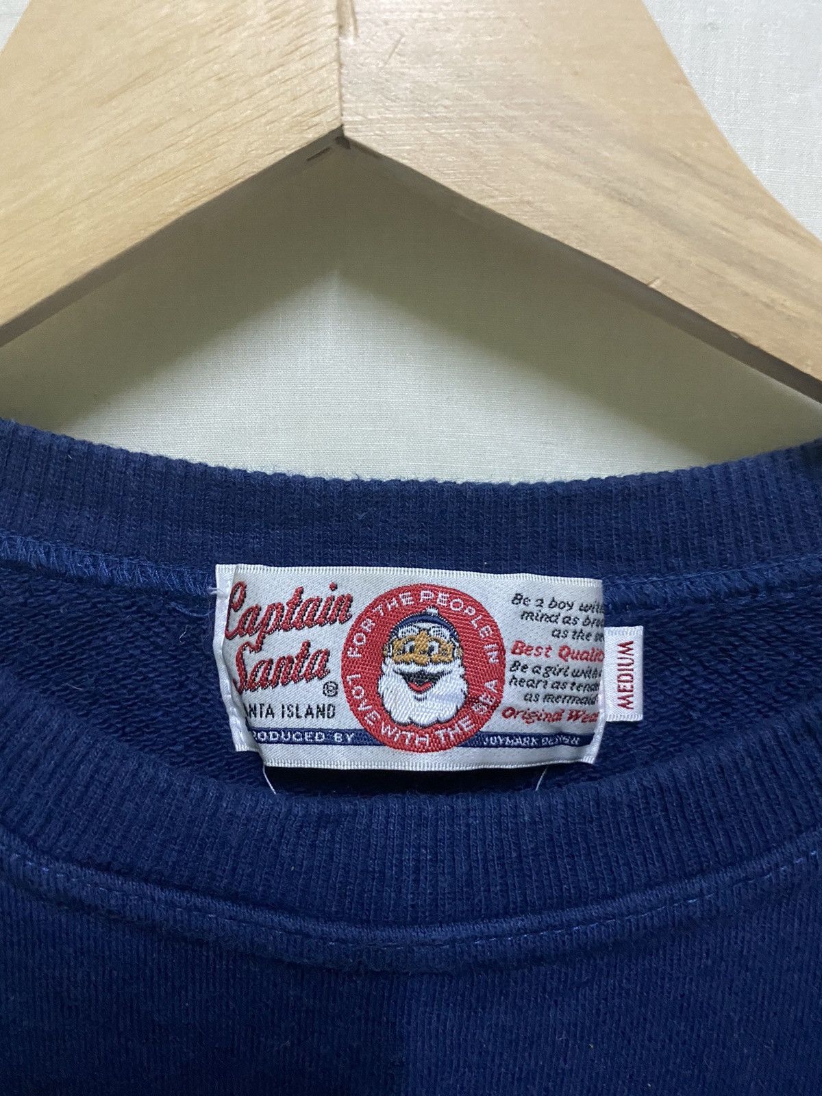 Japanese Brand × Vintage Captain Santa Sweatshirt Size US M / EU 48-50 / 2 - 5 Thumbnail