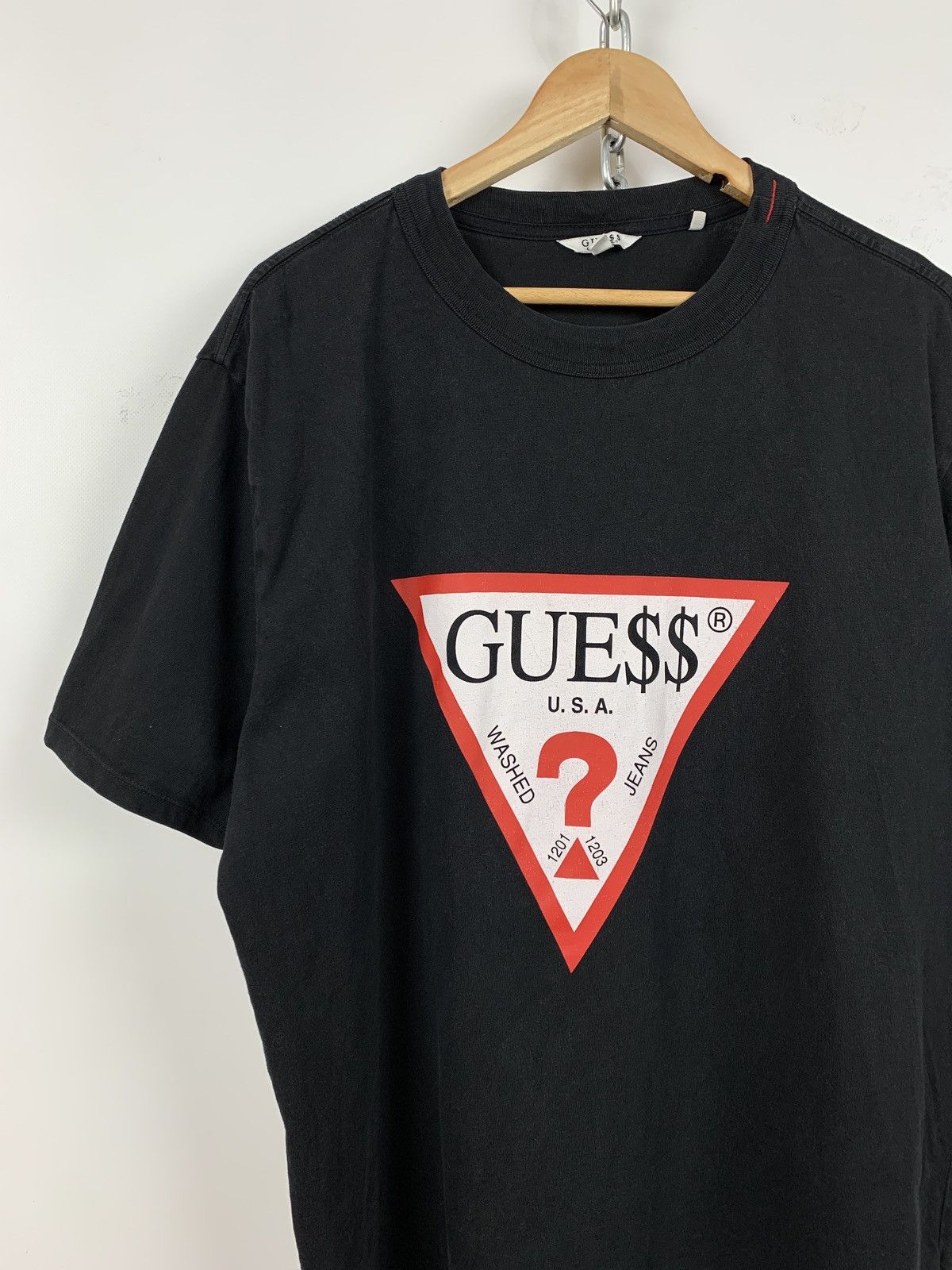 A$AP Rocky × Guess Guess x ASAP Rocky Washed Black T-Shirt Size US L / EU 52-54 / 3 - 3 Thumbnail