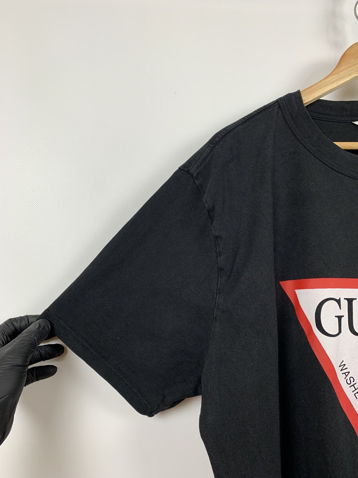 A$AP Rocky × Guess Guess x ASAP Rocky Washed Black T-Shirt Size US L / EU 52-54 / 3 - 8 Thumbnail