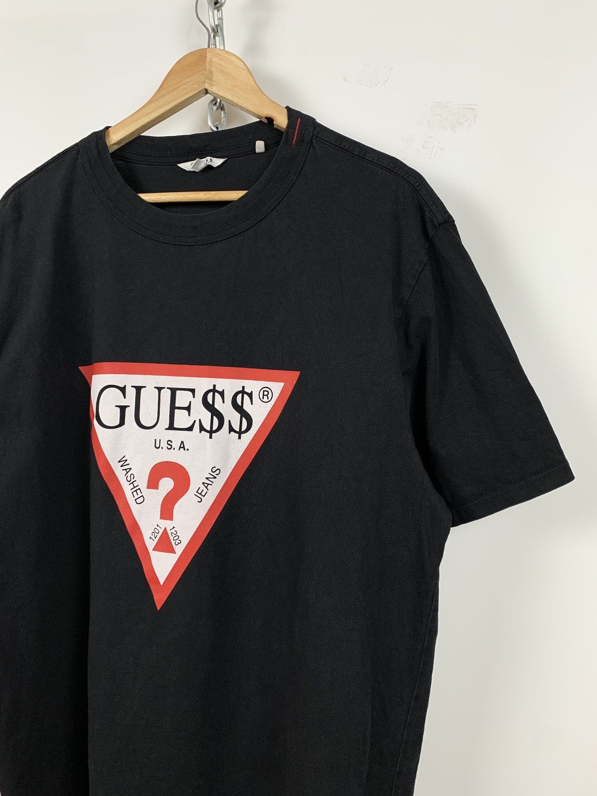 A$AP Rocky × Guess Guess x ASAP Rocky Washed Black T-Shirt Size US L / EU 52-54 / 3 - 4 Thumbnail