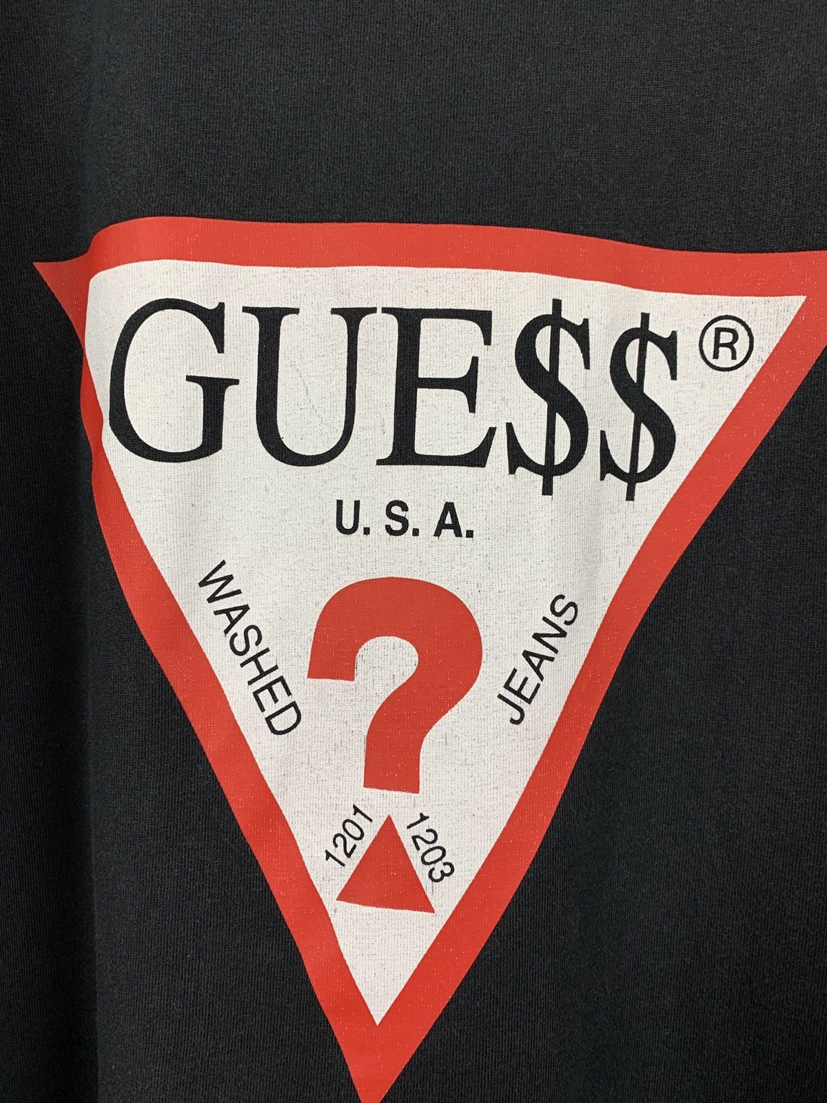 A$AP Rocky × Guess Guess x ASAP Rocky Washed Black T-Shirt Size US L / EU 52-54 / 3 - 6 Thumbnail