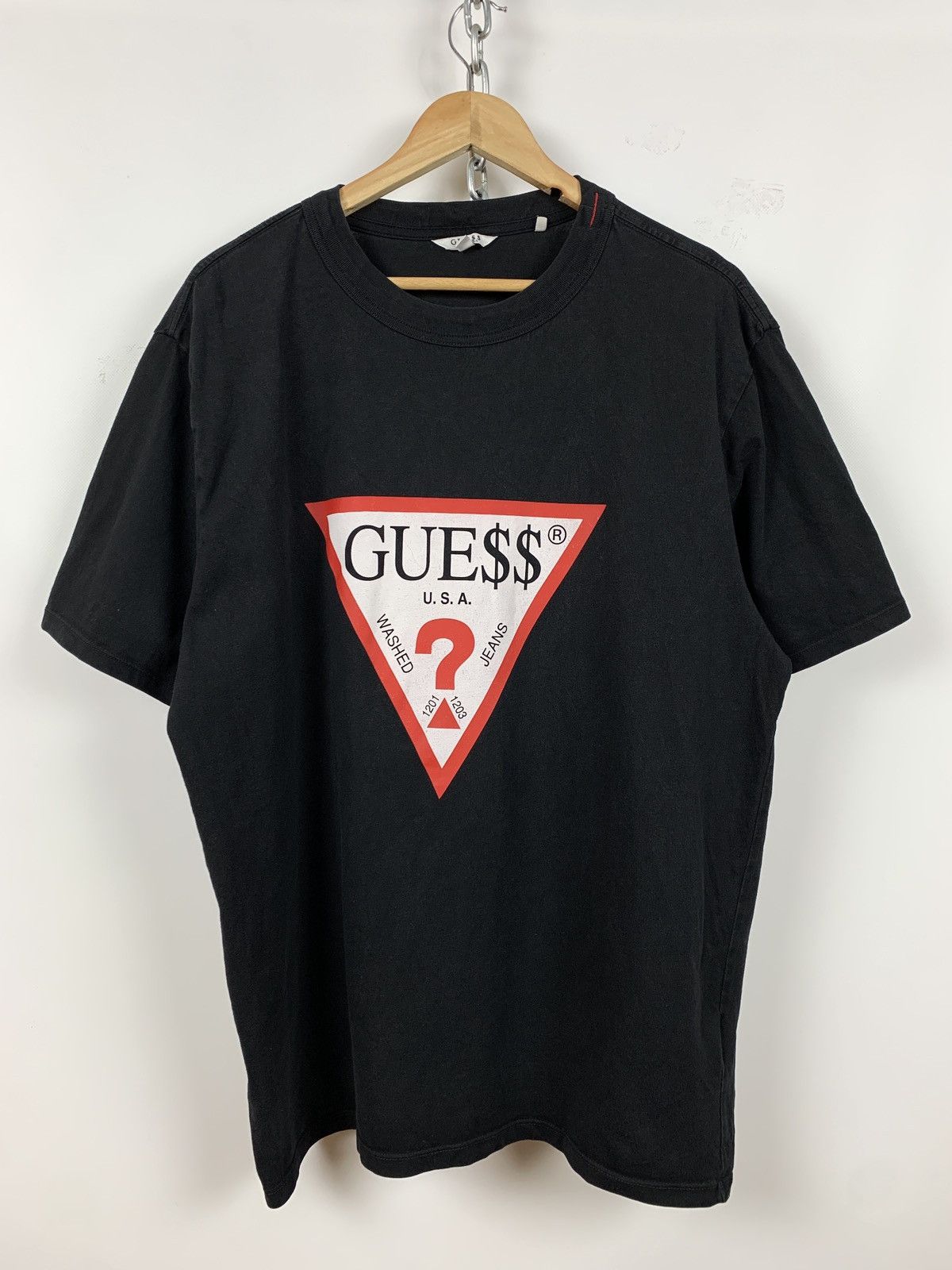 Guess Guess x ASAP Rocky Washed Black T Shirt Grailed