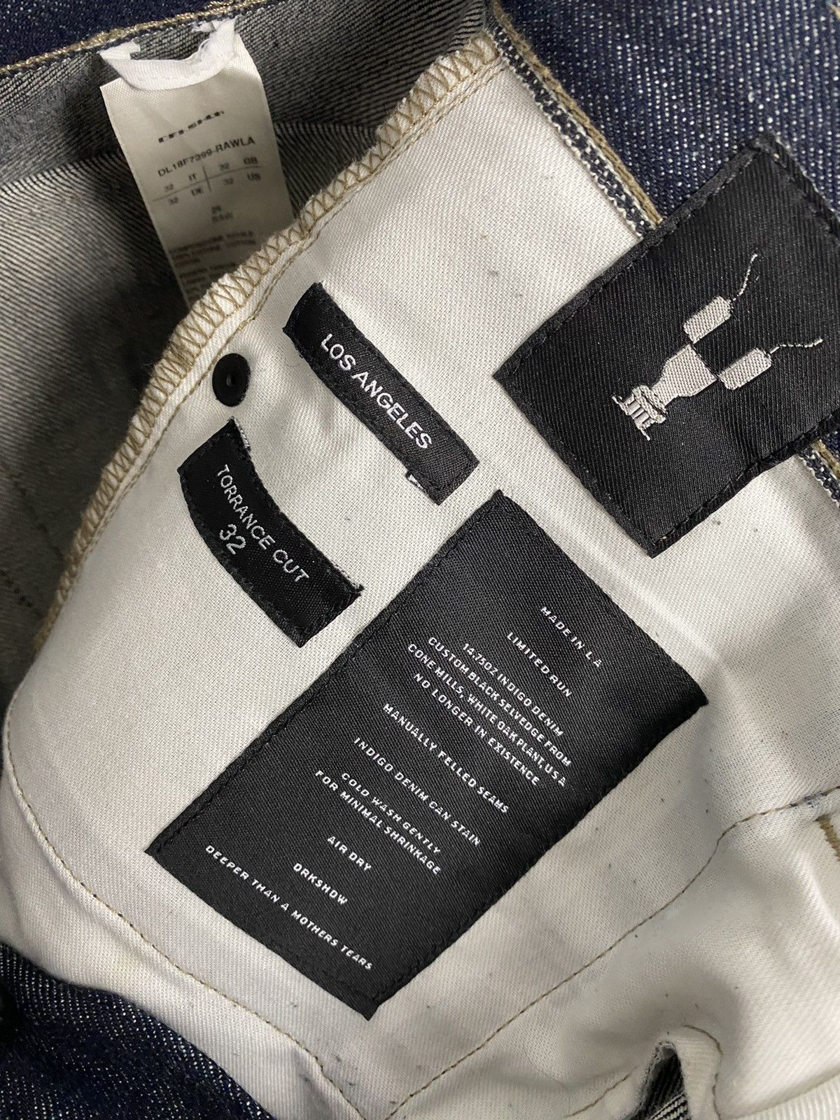 Rick Owens Made in LA 14.75oz Raw Denim Torrence Cut | Grailed