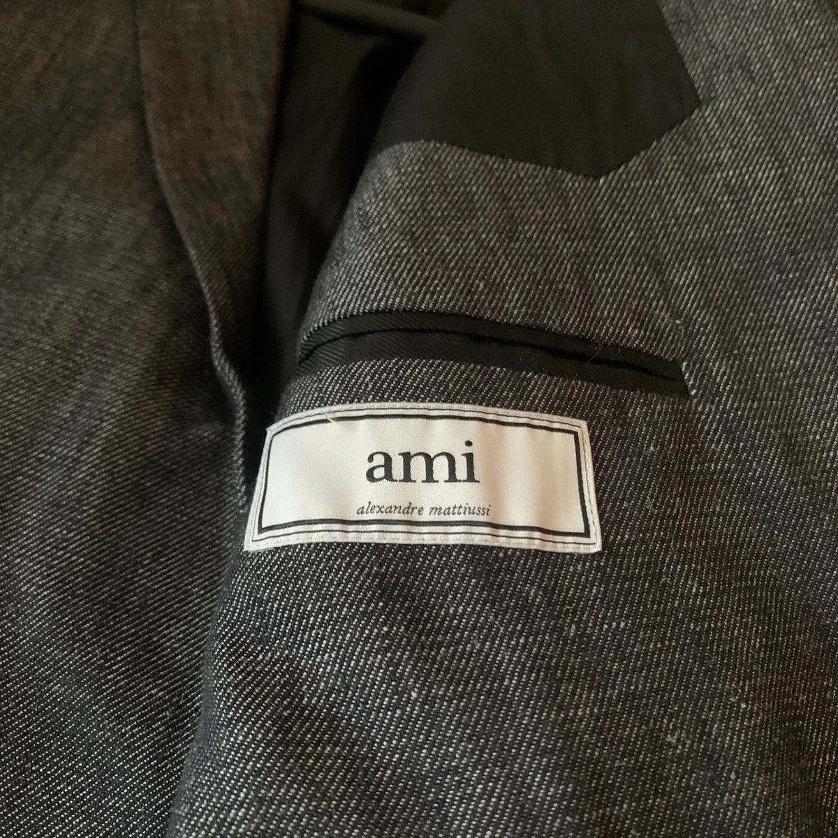 AMI AMI Linen Blazer Size 52R - 6 Thumbnail