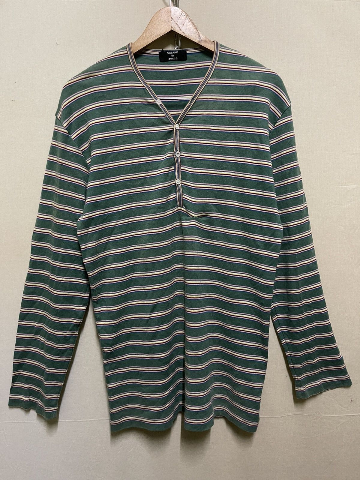 CABANE de ZUCCa Cabane de Zucca Long Sleeve Stripe Size US L / EU 52-54 / 3 - 1 Thumbnail