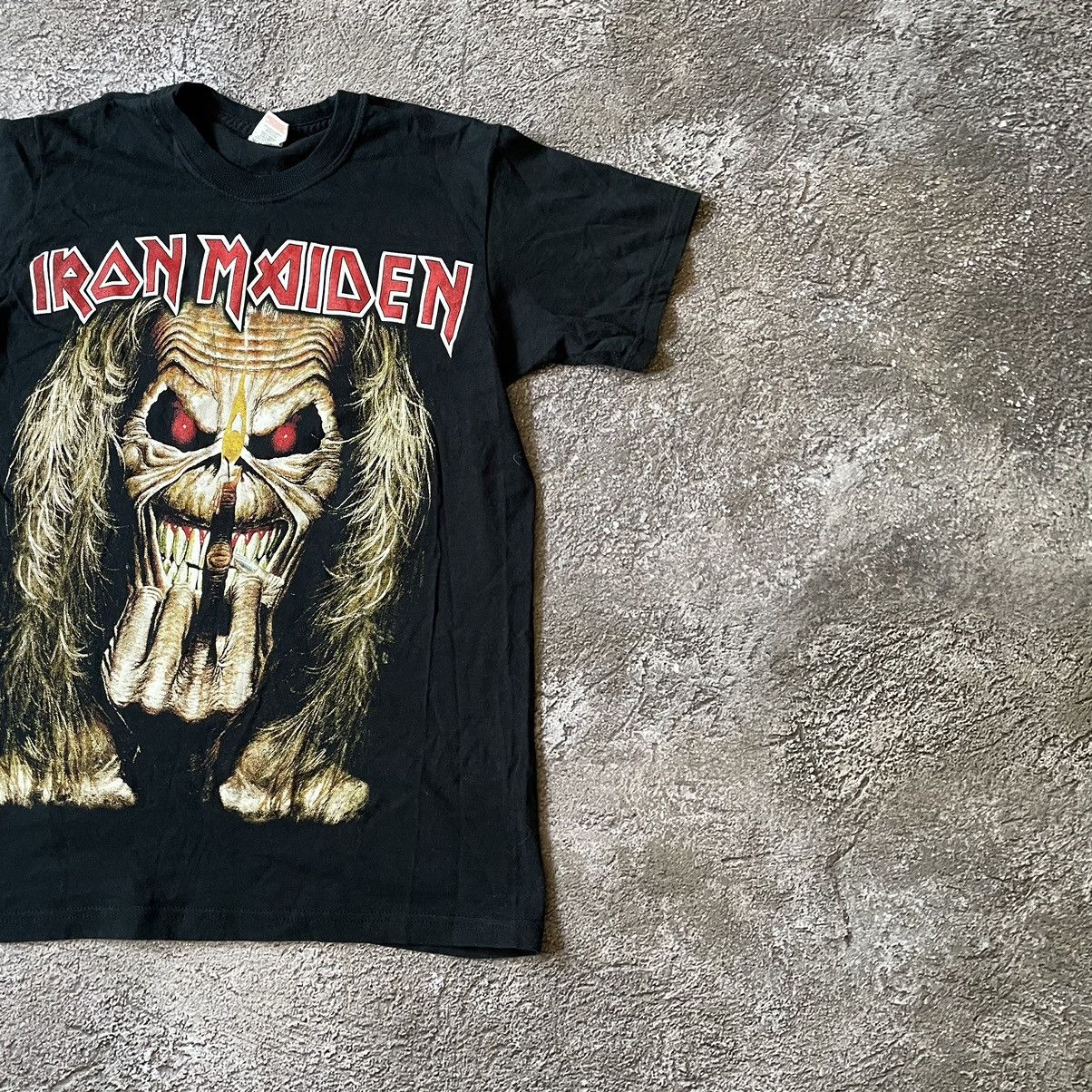Vintage Vintage 90s Iron Maiden Graphic Band Tee Grunge Dark Slim S Size US S / EU 44-46 / 1 - 3 Thumbnail