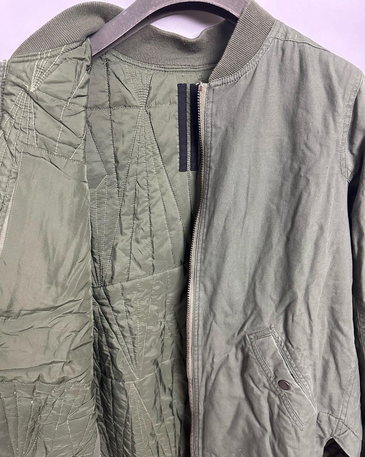 Rick Owens DRKSHDW Elongated Bomber Jacket Size US M / EU 48-50 / 2 - 8 Thumbnail