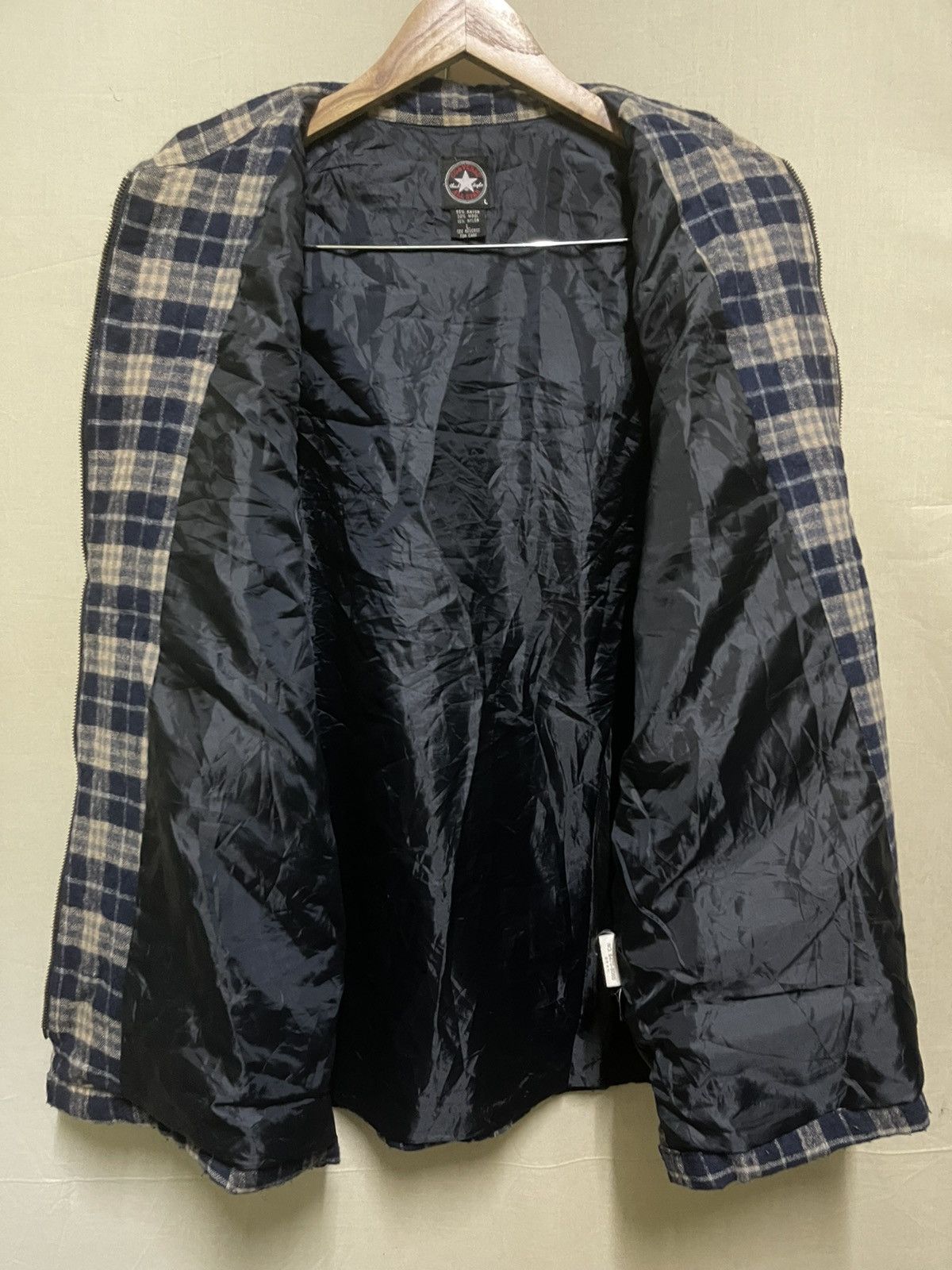 Converse × Vintage Converse Checked Flannel Shirt Zipper Pocket Size US L / EU 52-54 / 3 - 9 Thumbnail