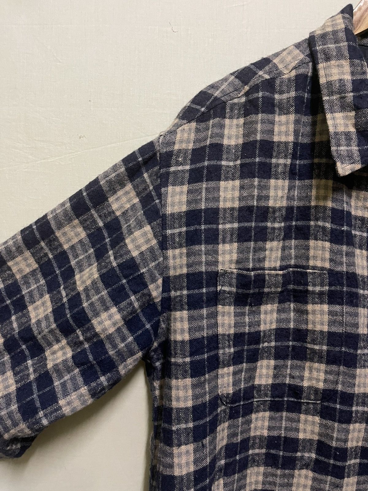 Converse × Vintage Converse Checked Flannel Shirt Zipper Pocket Size US L / EU 52-54 / 3 - 4 Thumbnail