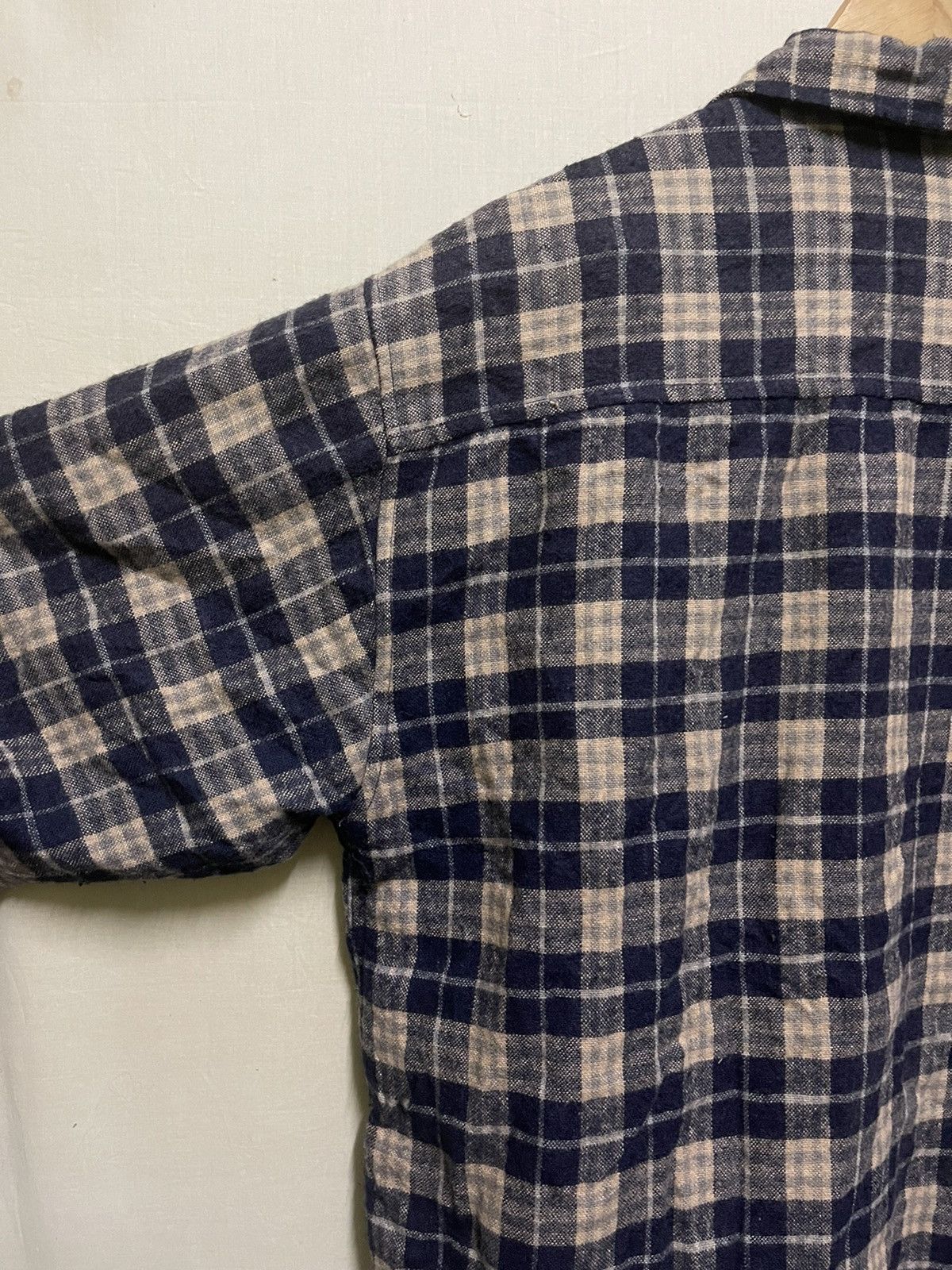 Converse × Vintage Converse Checked Flannel Shirt Zipper Pocket Size US L / EU 52-54 / 3 - 12 Thumbnail