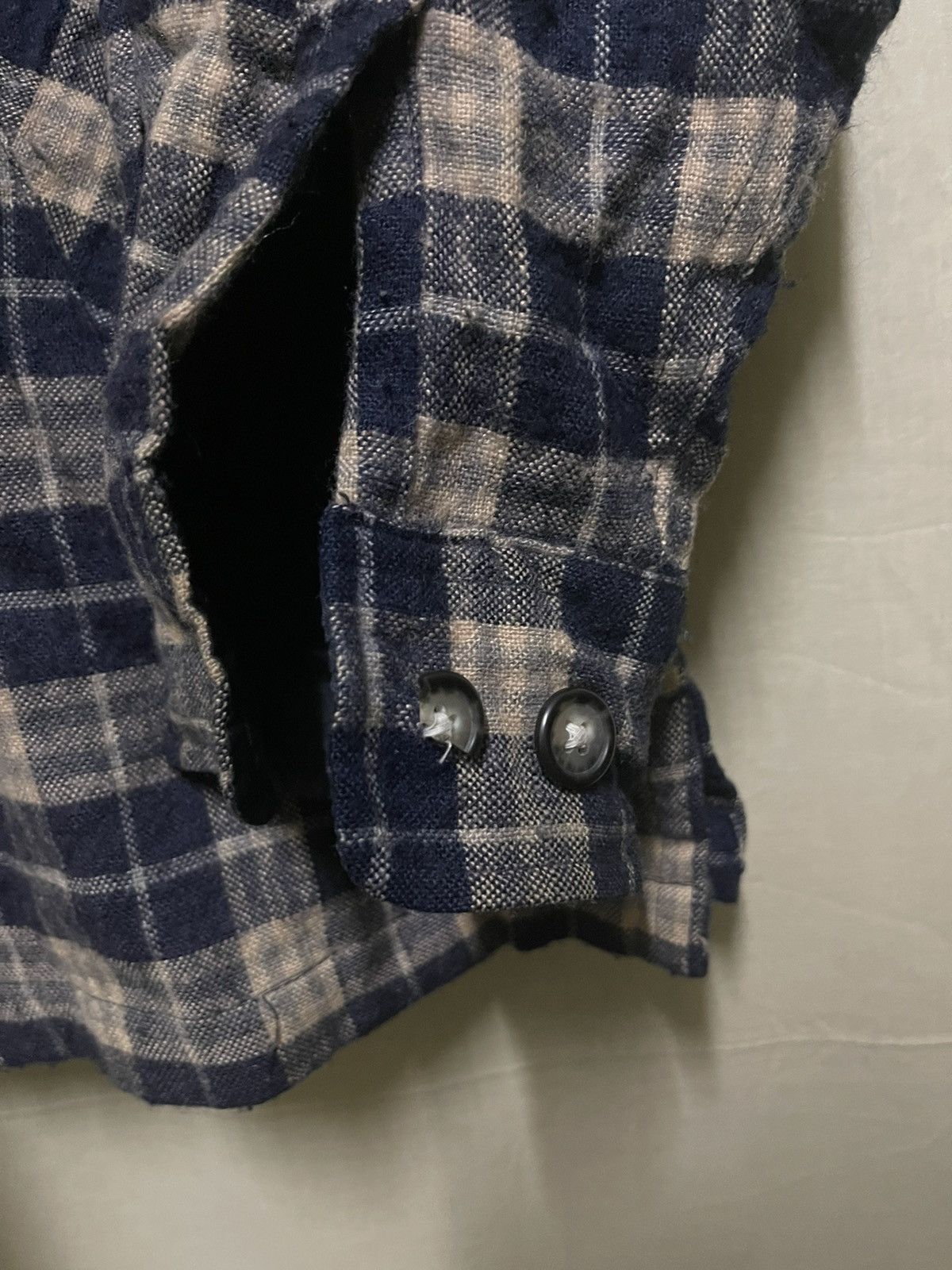 Converse × Vintage Converse Checked Flannel Shirt Zipper Pocket Size US L / EU 52-54 / 3 - 8 Thumbnail