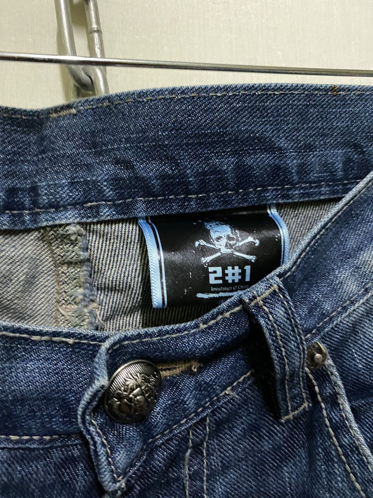 Japanese Brand Jesus Loves You! Jeans Size US 30 / EU 46 - 7 Thumbnail