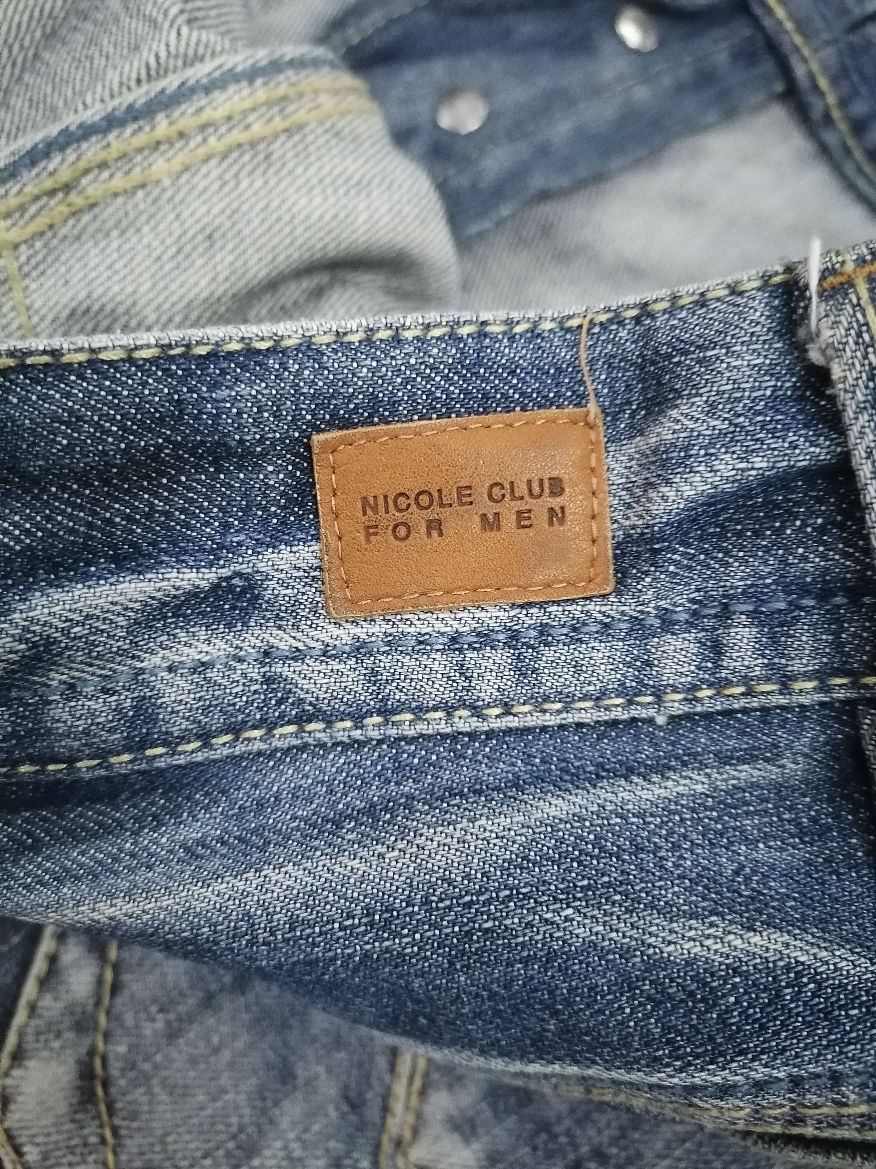 Matsuda Flare Jeans Nicole Club For Men Claw Mark Denim Bushpants Size US 30 / EU 46 - 7 Thumbnail