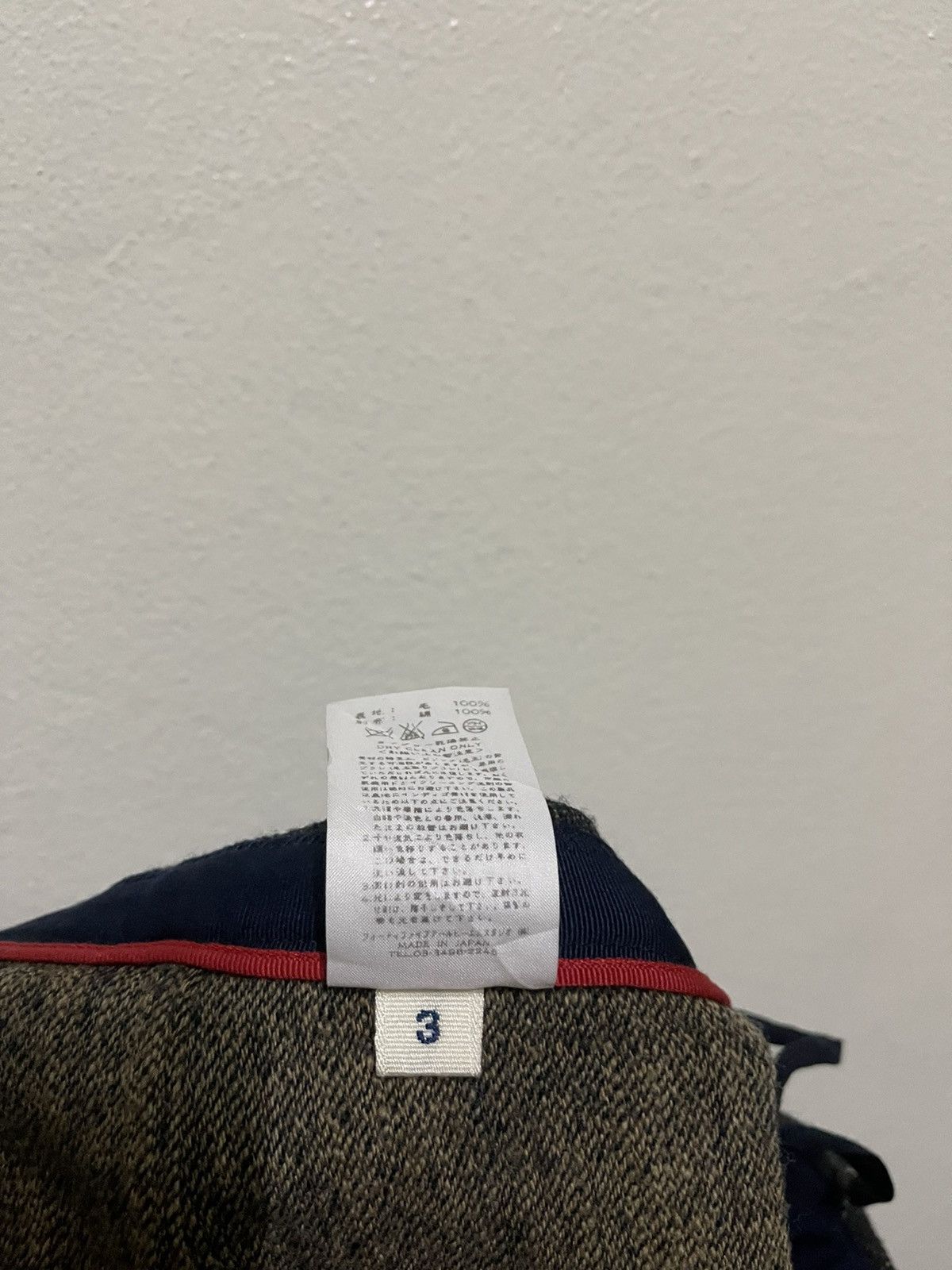 45rpm × Japanese Brand 45rpm Wool Pants Size 31" - 20 Thumbnail