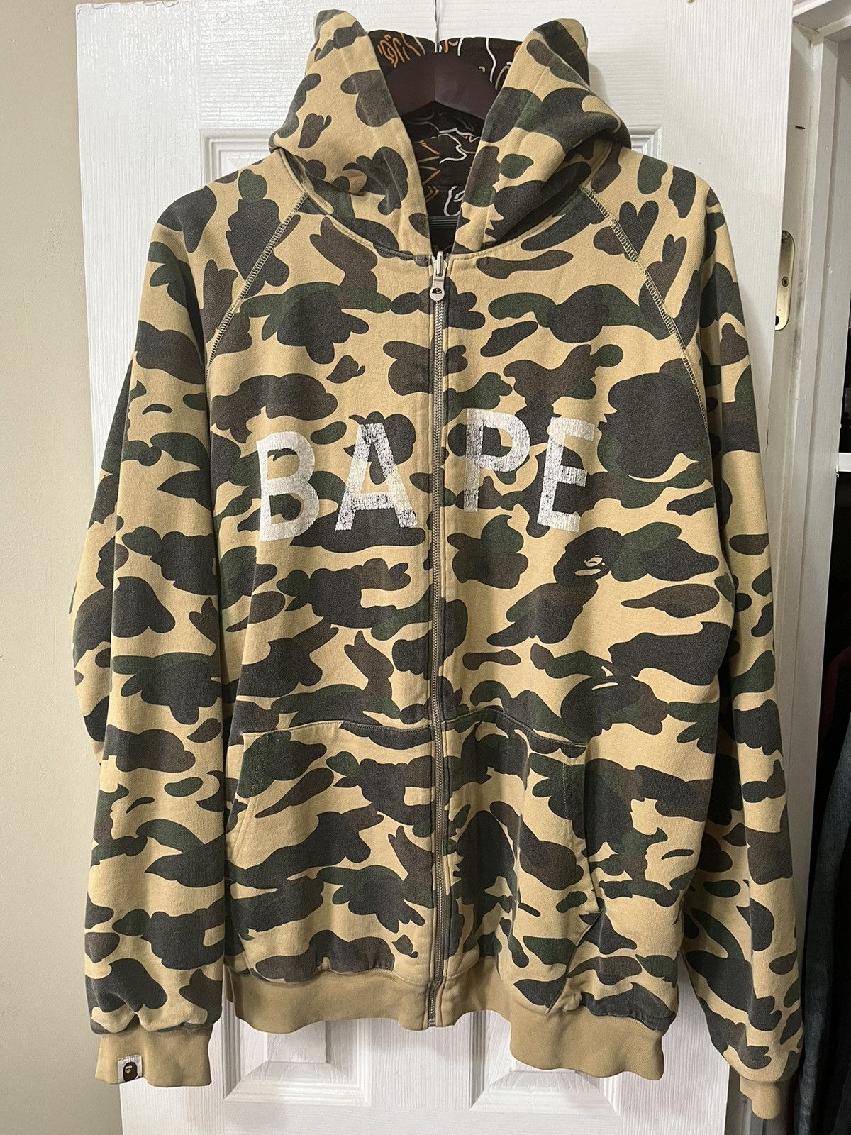 OG Bape 1st Camo Reversible Full Zip Hoodie