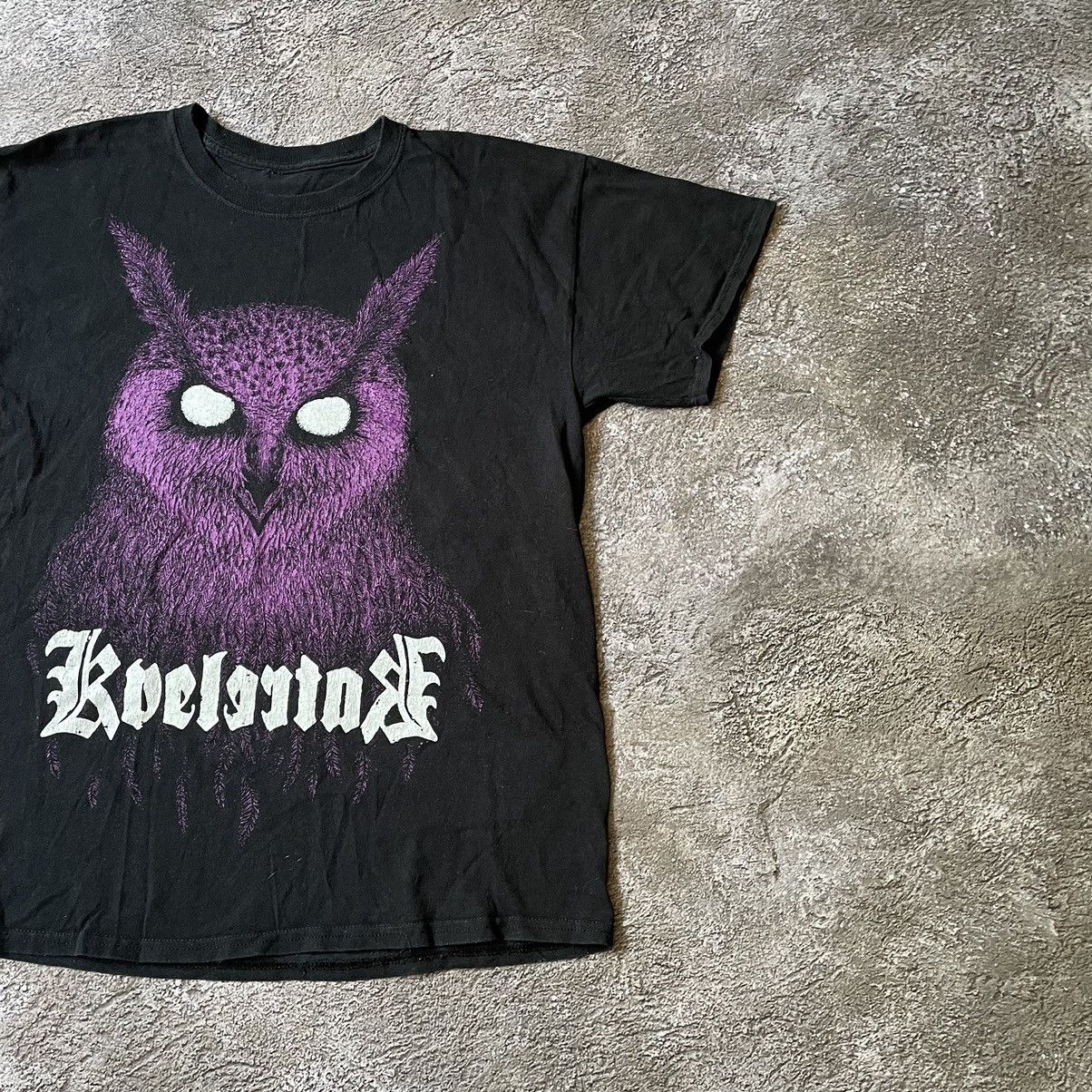 Vintage Vintage Y2K Grunge Owl Graphic Band Tee Purple Faded Baggy M Size US M / EU 48-50 / 2 - 4 Thumbnail