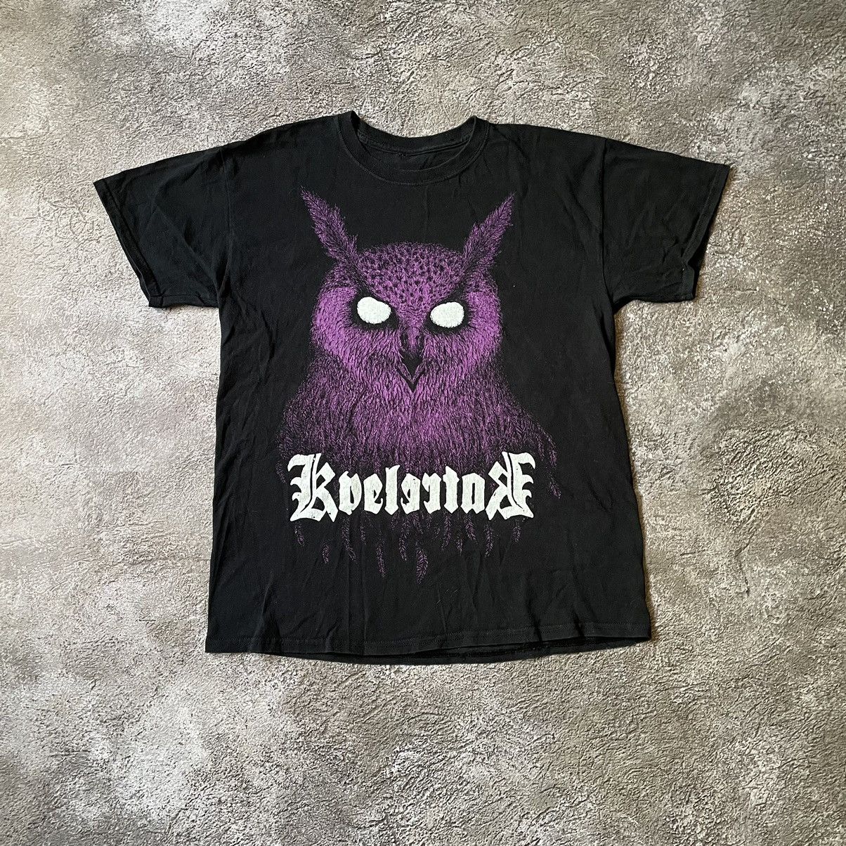 Vintage Vintage Y2K Grunge Owl Graphic Band Tee Purple Faded Baggy M Size US M / EU 48-50 / 2 - 3 Thumbnail