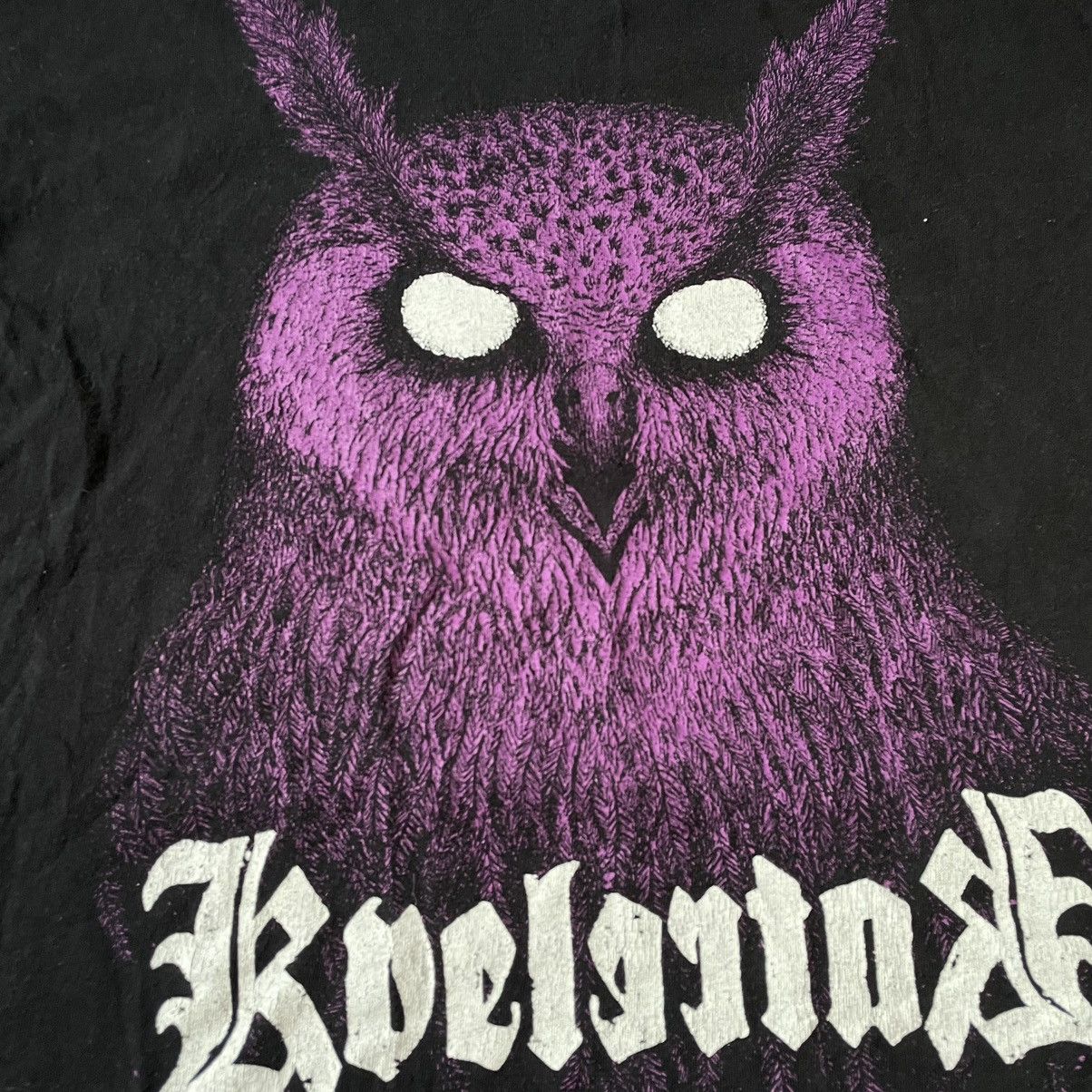 Vintage Vintage Y2K Grunge Owl Graphic Band Tee Purple Faded Baggy M Size US M / EU 48-50 / 2 - 6 Thumbnail