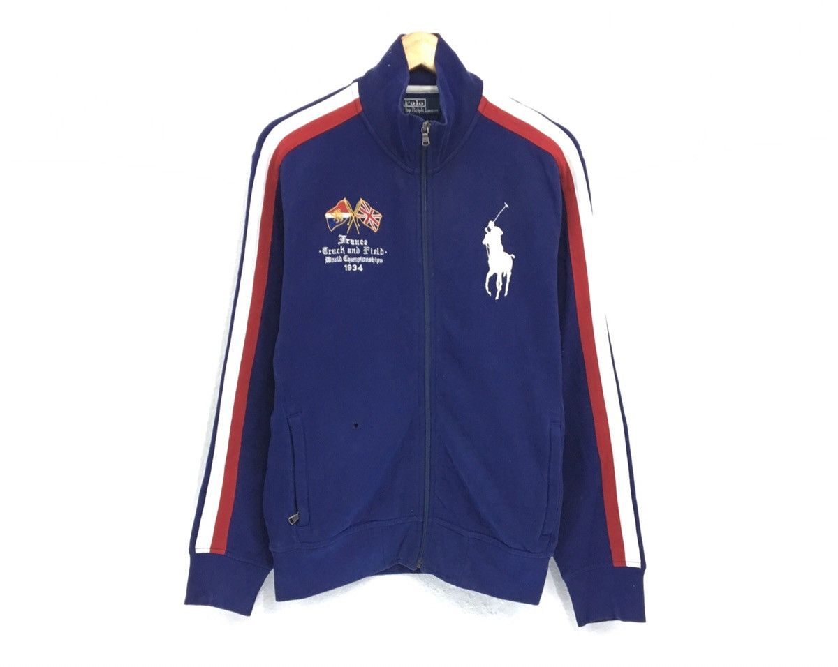 Polo Ralph Lauren × Ralph Lauren Polo By Ralph Lauren Zipper Up Sweater Size US M / EU 48-50 / 2 - 1 Thumbnail