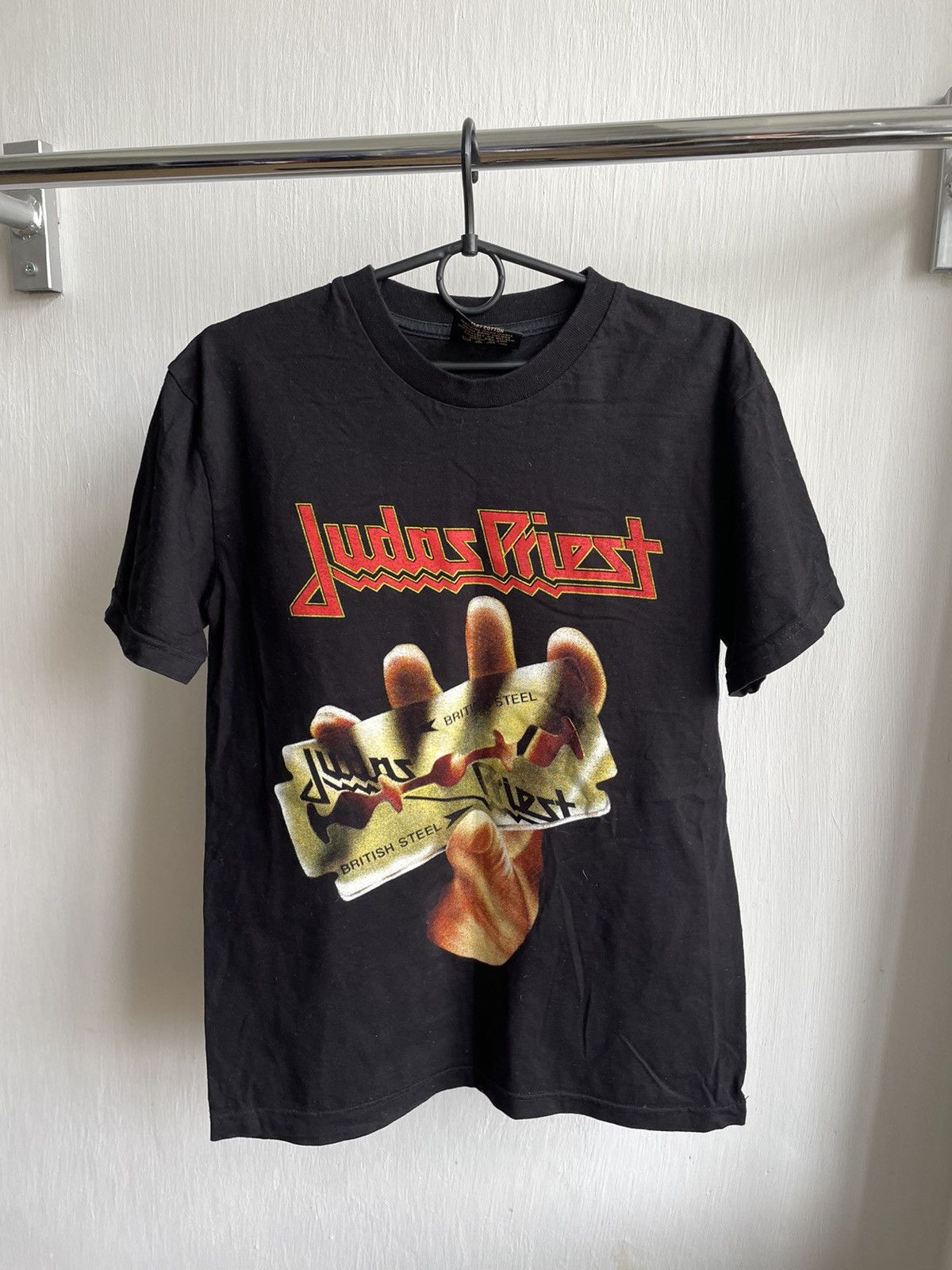 Maglietta Ufficiale Judas Priest - Stained Class Purple Mixer - Colore Nero, Taglia L - T-Shirt Da Uomo