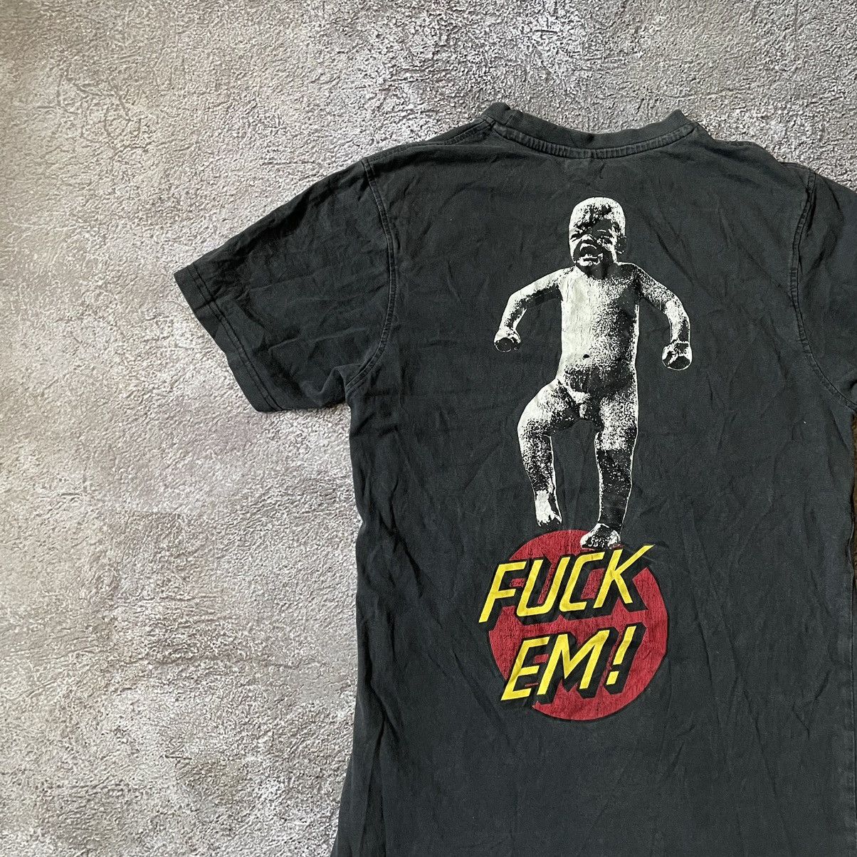 Vintage Vintage Y2K Graphic Tee Sun Faded Streetwear Punk Tapered M Size US M / EU 48-50 / 2 - 4 Thumbnail
