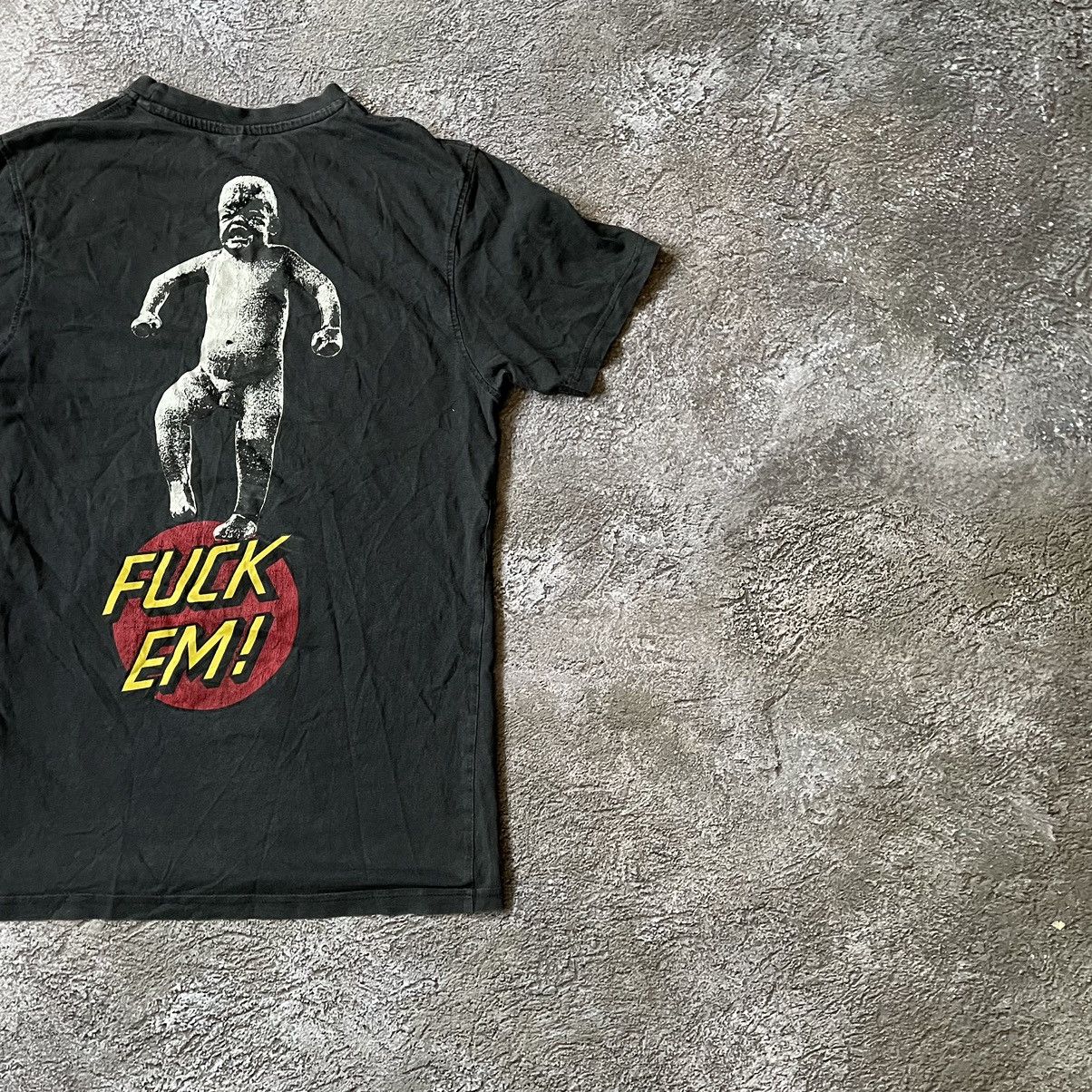 Vintage Vintage Y2K Graphic Tee Sun Faded Streetwear Punk Tapered M Size US M / EU 48-50 / 2 - 2 Thumbnail