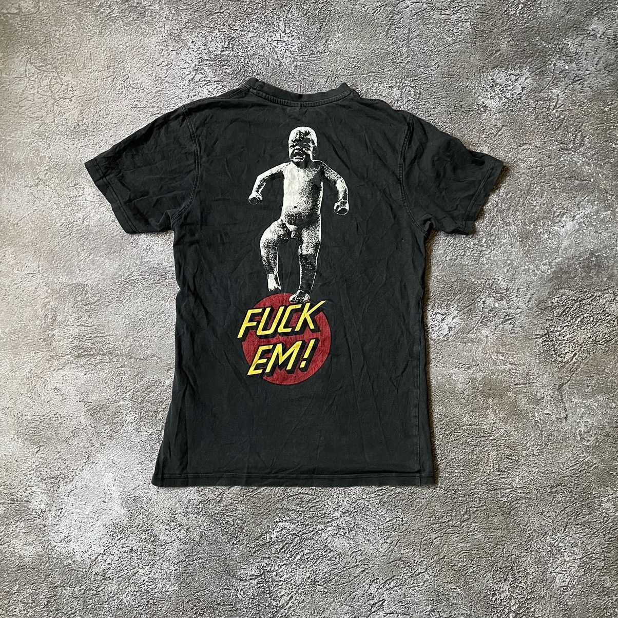 Vintage Vintage Y2K Graphic Tee Sun Faded Streetwear Punk Tapered M Size US M / EU 48-50 / 2 - 3 Thumbnail