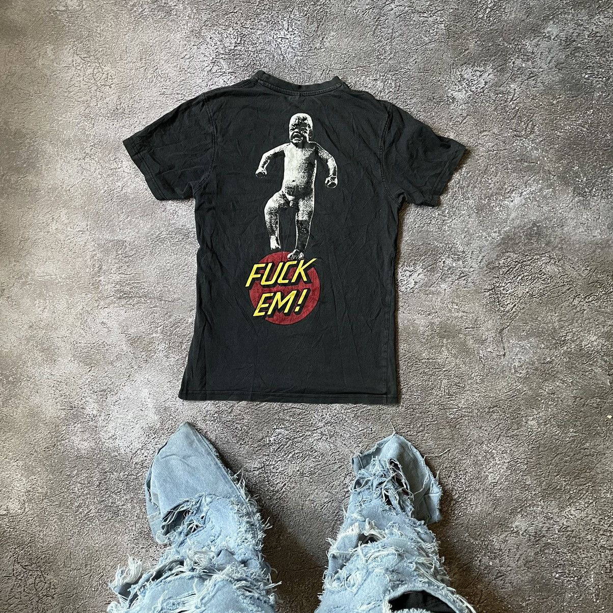 Vintage Vintage Y2K Graphic Tee Sun Faded Streetwear Punk Tapered M Size US M / EU 48-50 / 2 - 1 Thumbnail