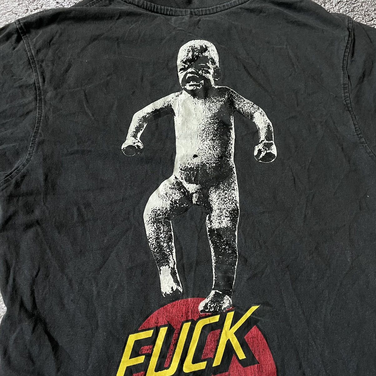 Vintage Vintage Y2K Graphic Tee Sun Faded Streetwear Punk Tapered M Size US M / EU 48-50 / 2 - 6 Thumbnail